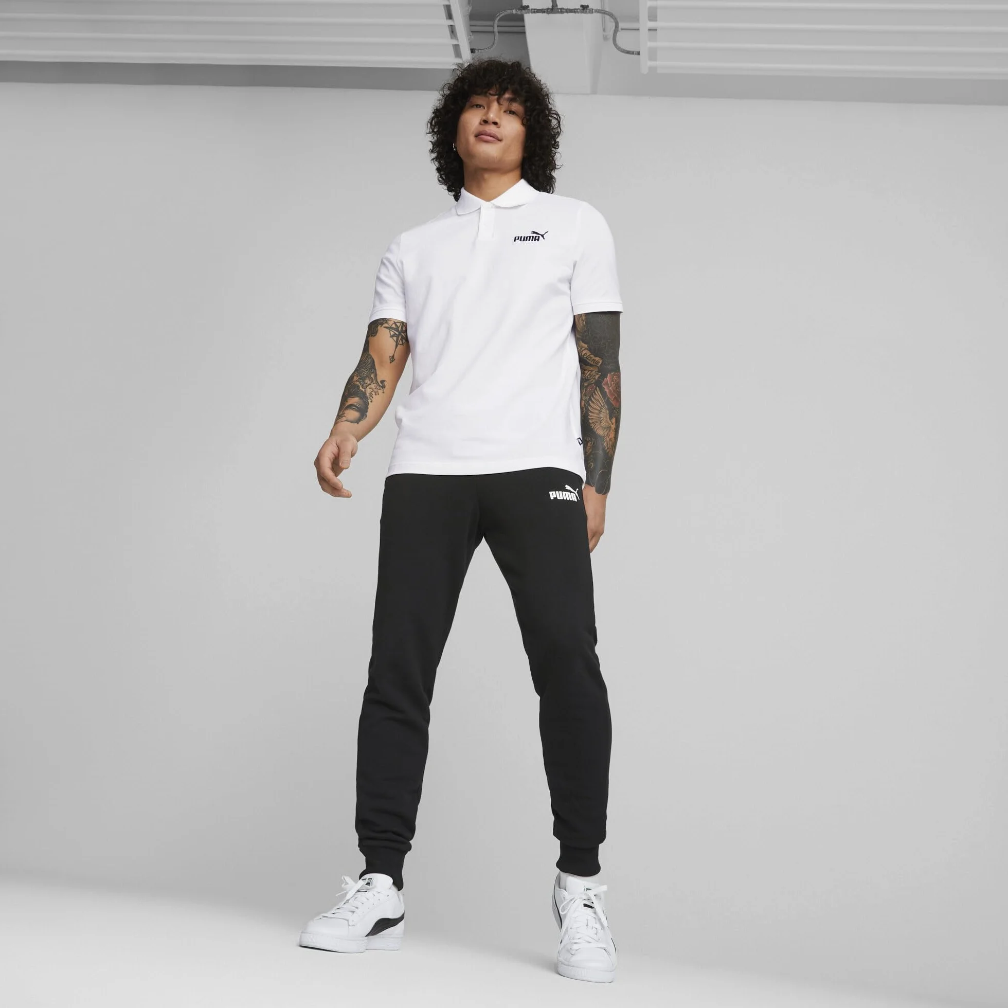 PUMA Ess Logo Tr Op Srl - Spodnie Mężczyźni