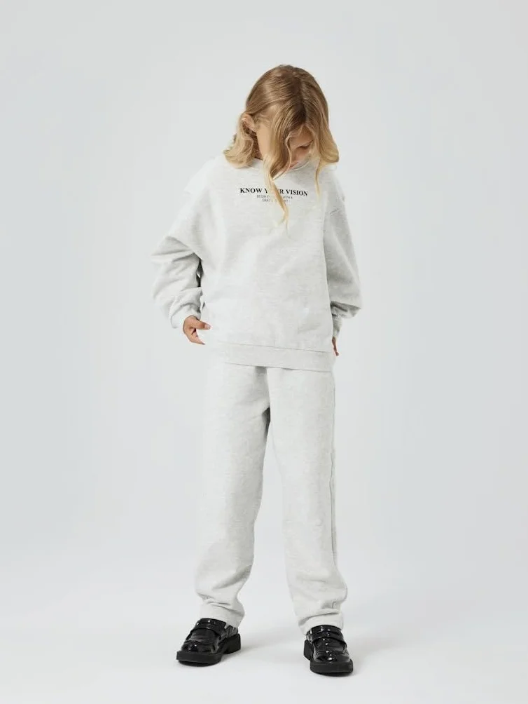 NAME IT Nkfnakonni Rlx Sweat Pant Bru - Spodnie dresowe Dziewczynki