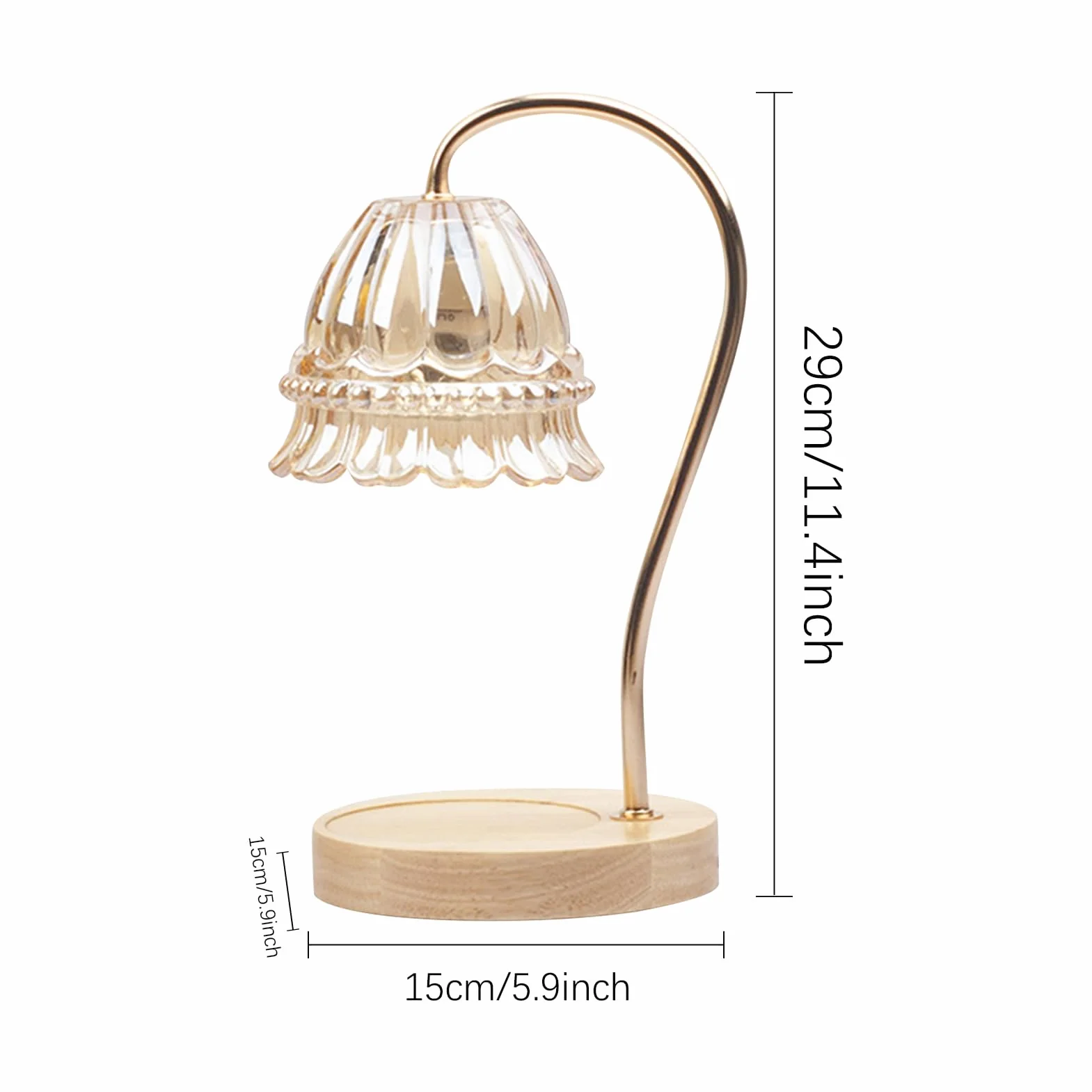 Lampa do podgrzewania świec z zmierzchem, regulowany elektryczny podgrzewacz świec, cieplejszy czujnik światła, z 2 lampami do szklanych świec, bezpłomieniowe świece zapachowe do stołu, salonu