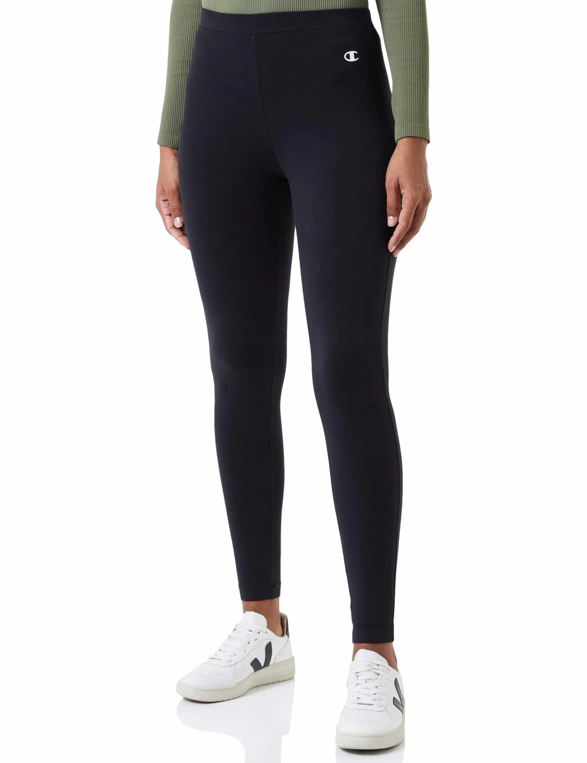 Champion Legacy Champion Basics W - Cotton Lycra High Waist - Leginsy Kobiety