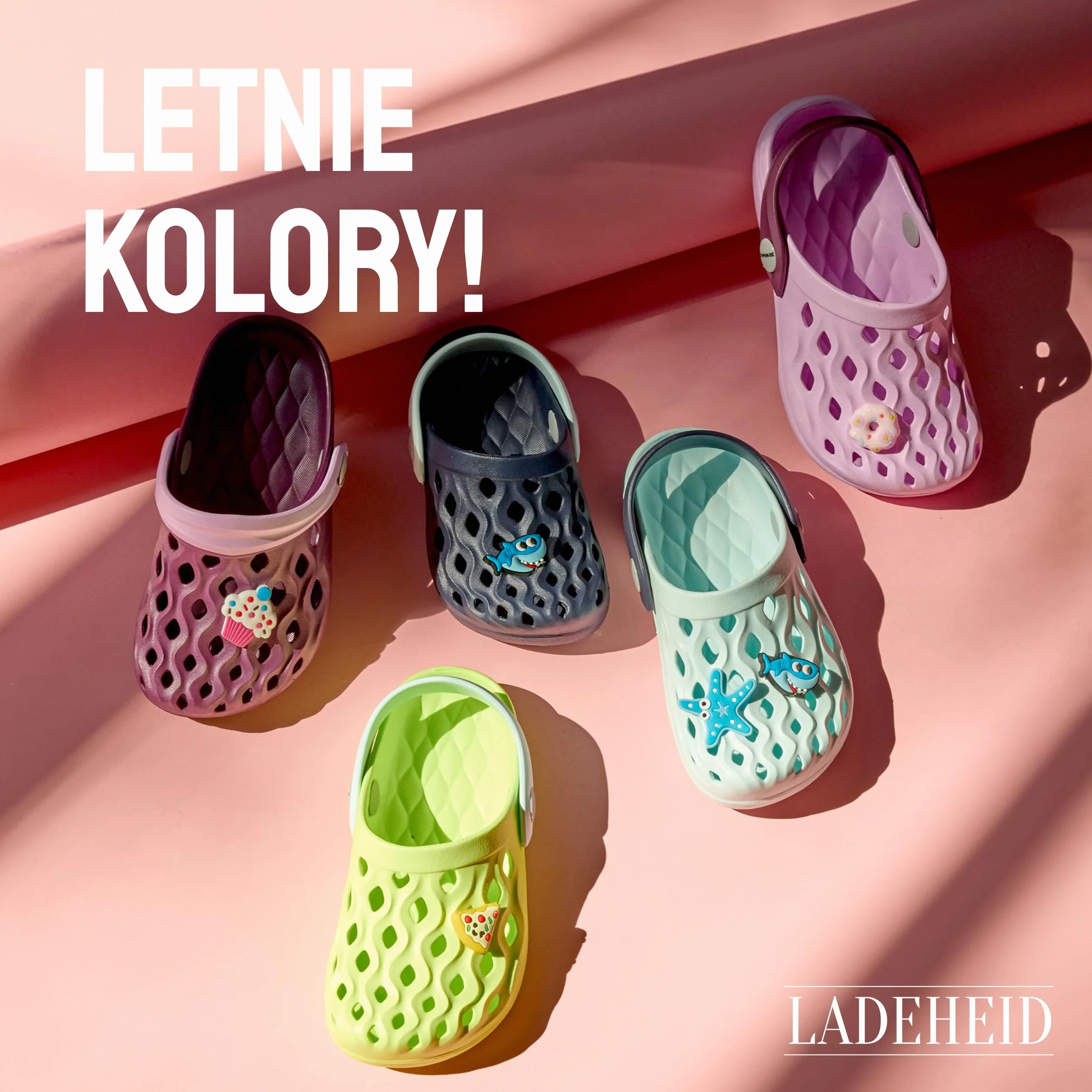 Ladeheid Dzieci Lekkie Chodaki Ogrodowe z Tworzywa EVA Buty Ogrodowe LA-CA-15