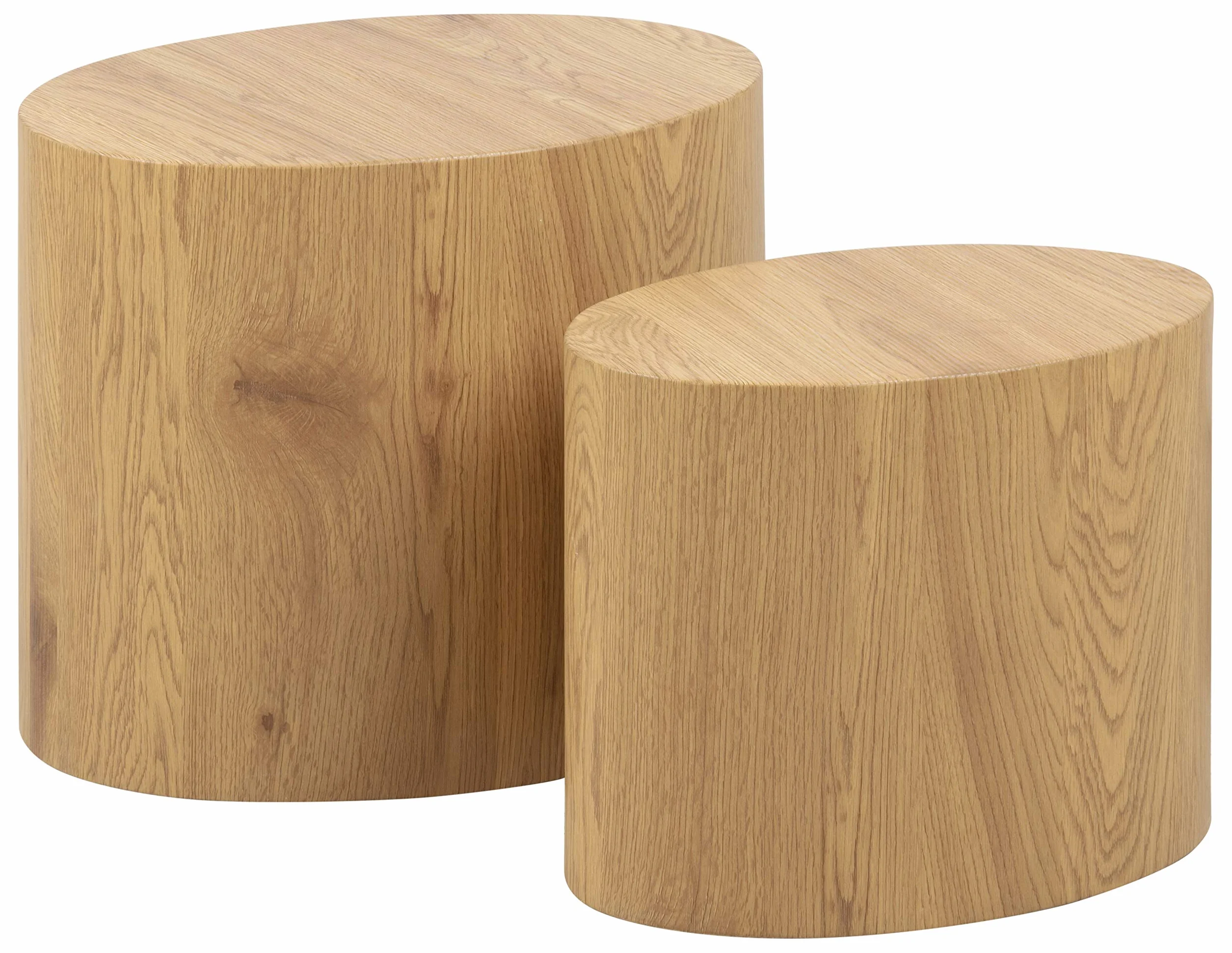 Ac Design Furniture Rico Stolik Kawowy Dziki Dąb Brązowy 2 szt.