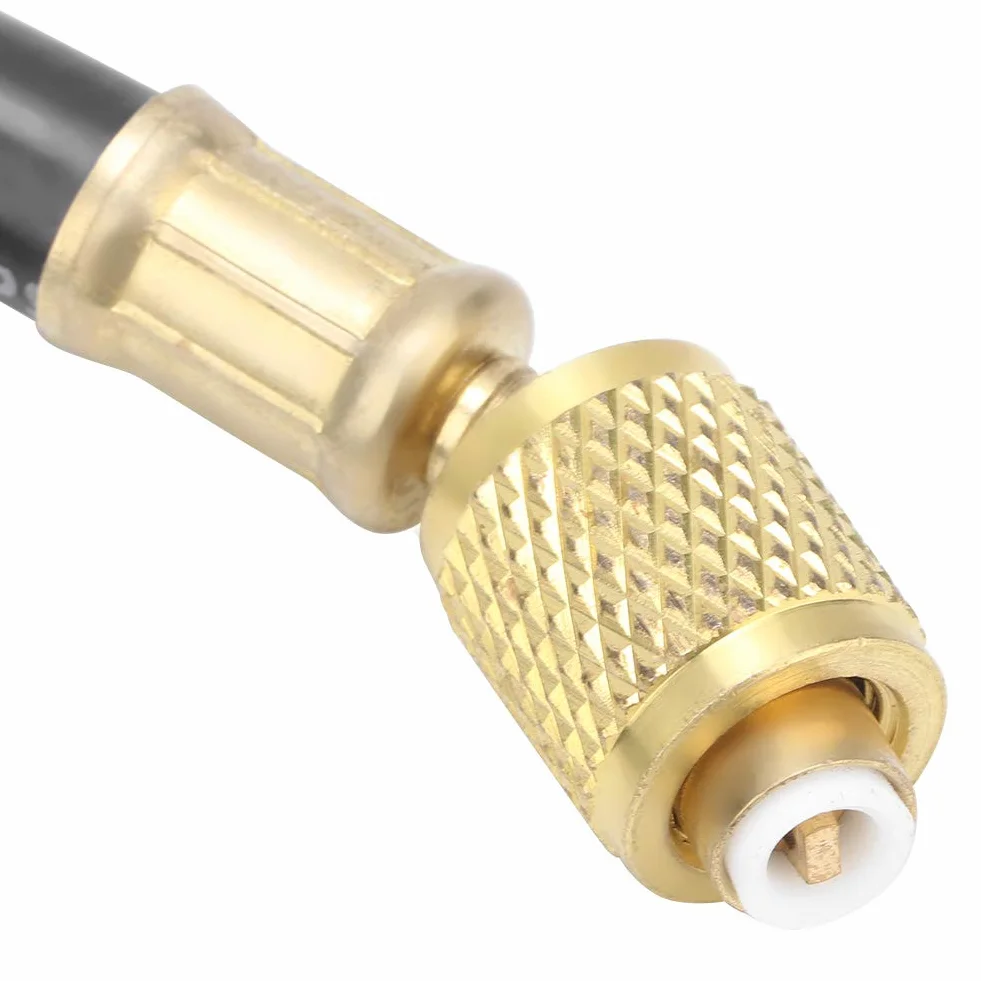 Wąż do dodawania czynnika chłodniczego, Wąż do dodawania czynnika R410 800-4000psi, Fluorkowa rura ciśnieniowa do klimatyzatora, 1/4SAE do R22 / R134a / R404, R12 / R407C / R600