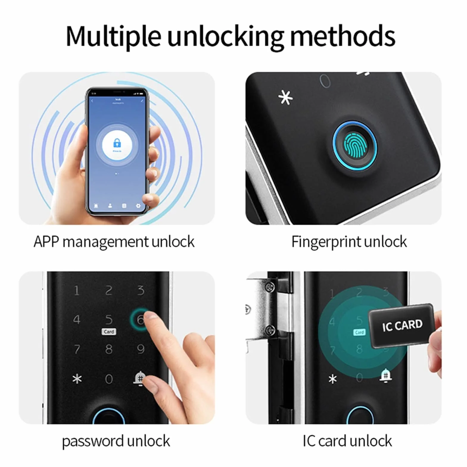 Bezkluczykowy zamek do drzwi wejściowych Szklany zamek do drzwi przesuwnych Tryb kanału Bluetooth G918 Zdalne odblokowywanie WiFi dla bezgłośnych drzwi szklanych Inteligentny zamek do drzwi (kolor: