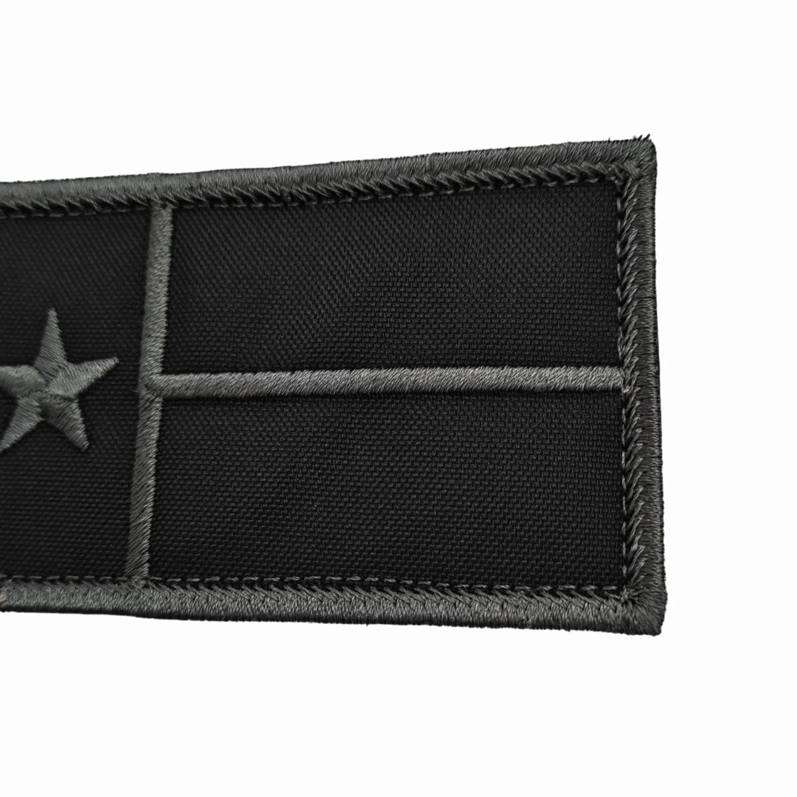 2AFTER1 Texas Lone Star Flag Blackout Subdued USA Army Tactical Morale Touch Fastener Cap Patch