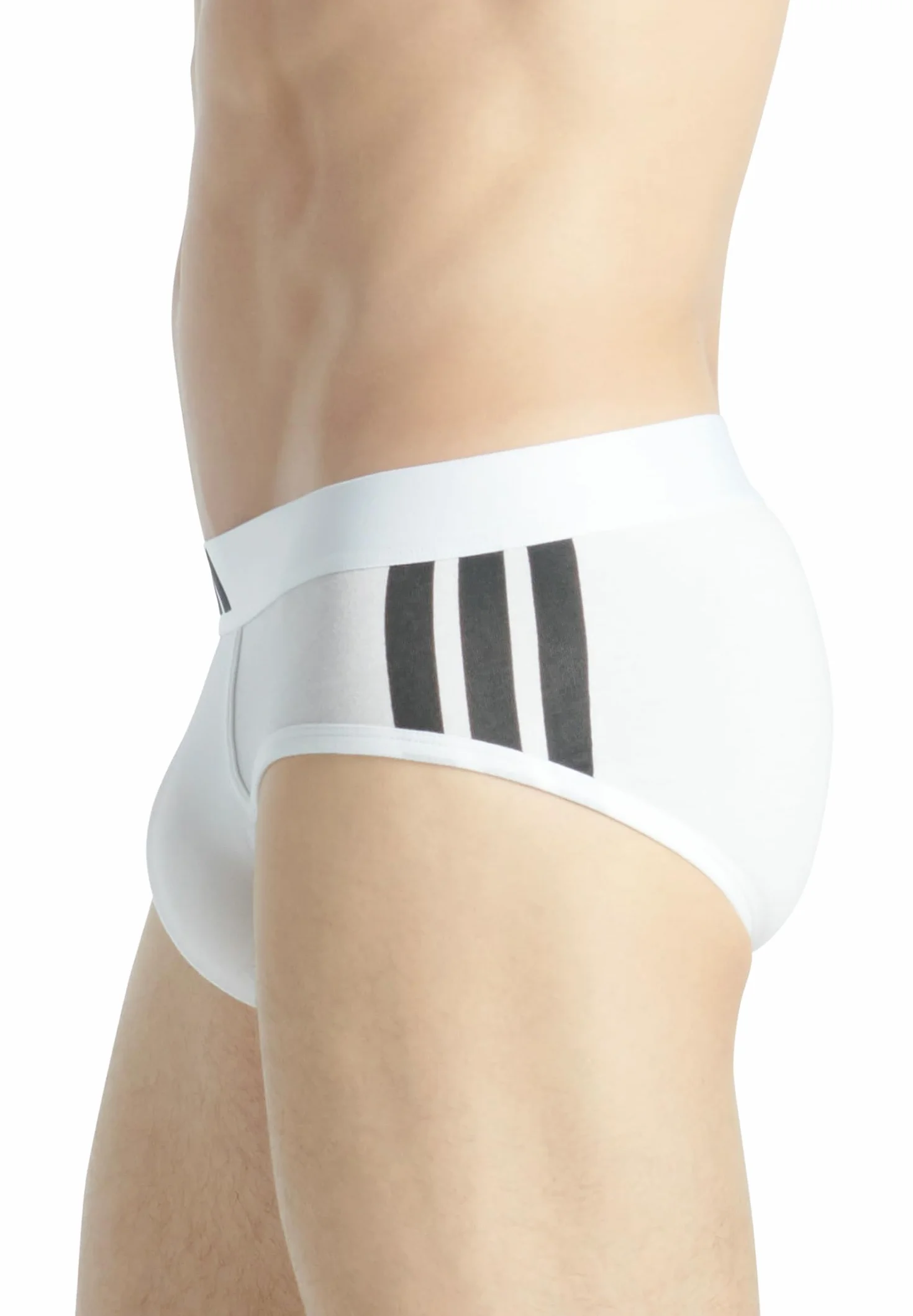 adidas Bielizna Mężczyźni Adidas Herren Unterwäsche Slip 2er Pack - Low Rise Brief (2pk) - Active Flex Cotton 3 Stripes