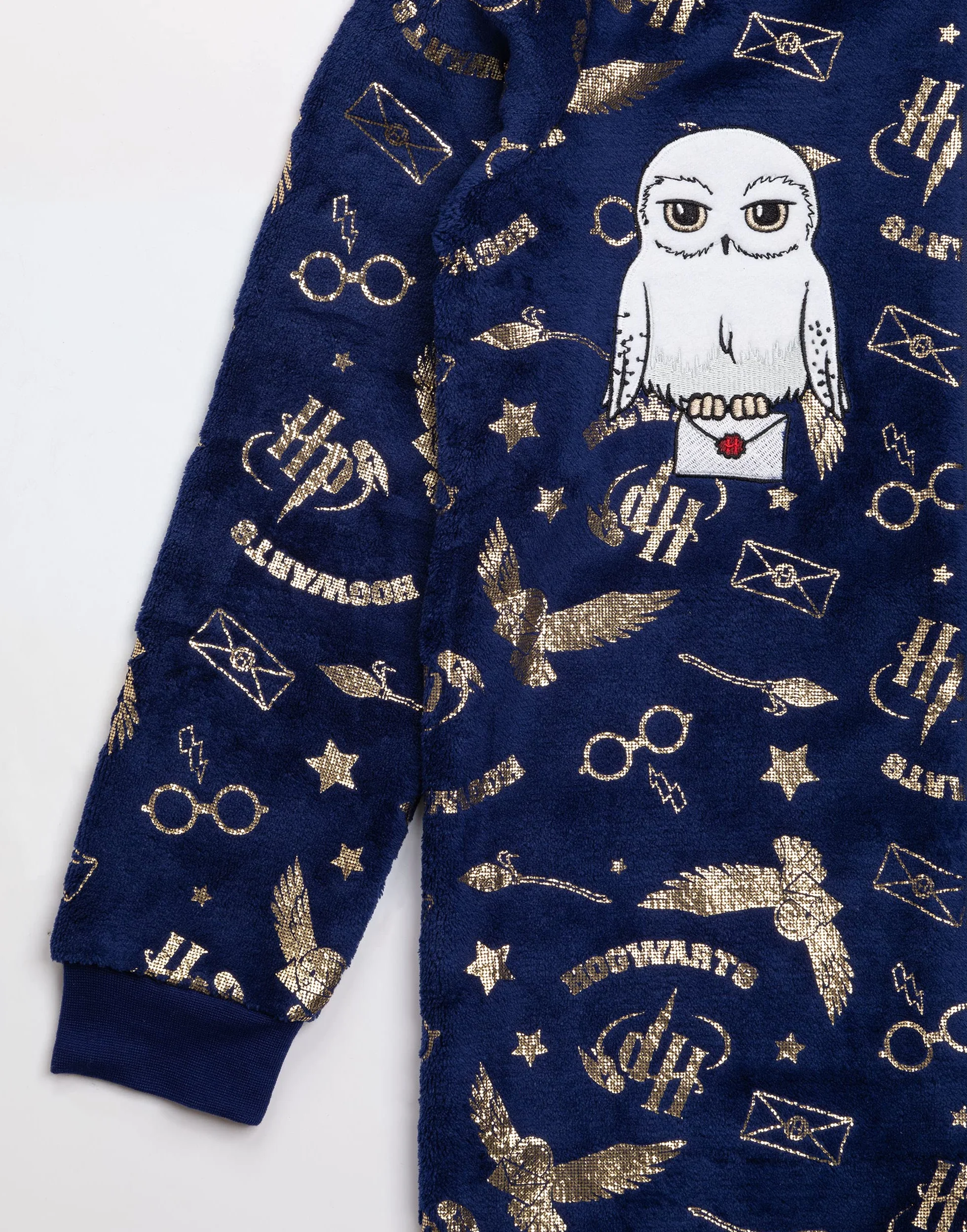Harry Potter Onesie Dziewczyny Dzieci Hogwarts Hedwig WSZYSTKO W ONE PAJAMA