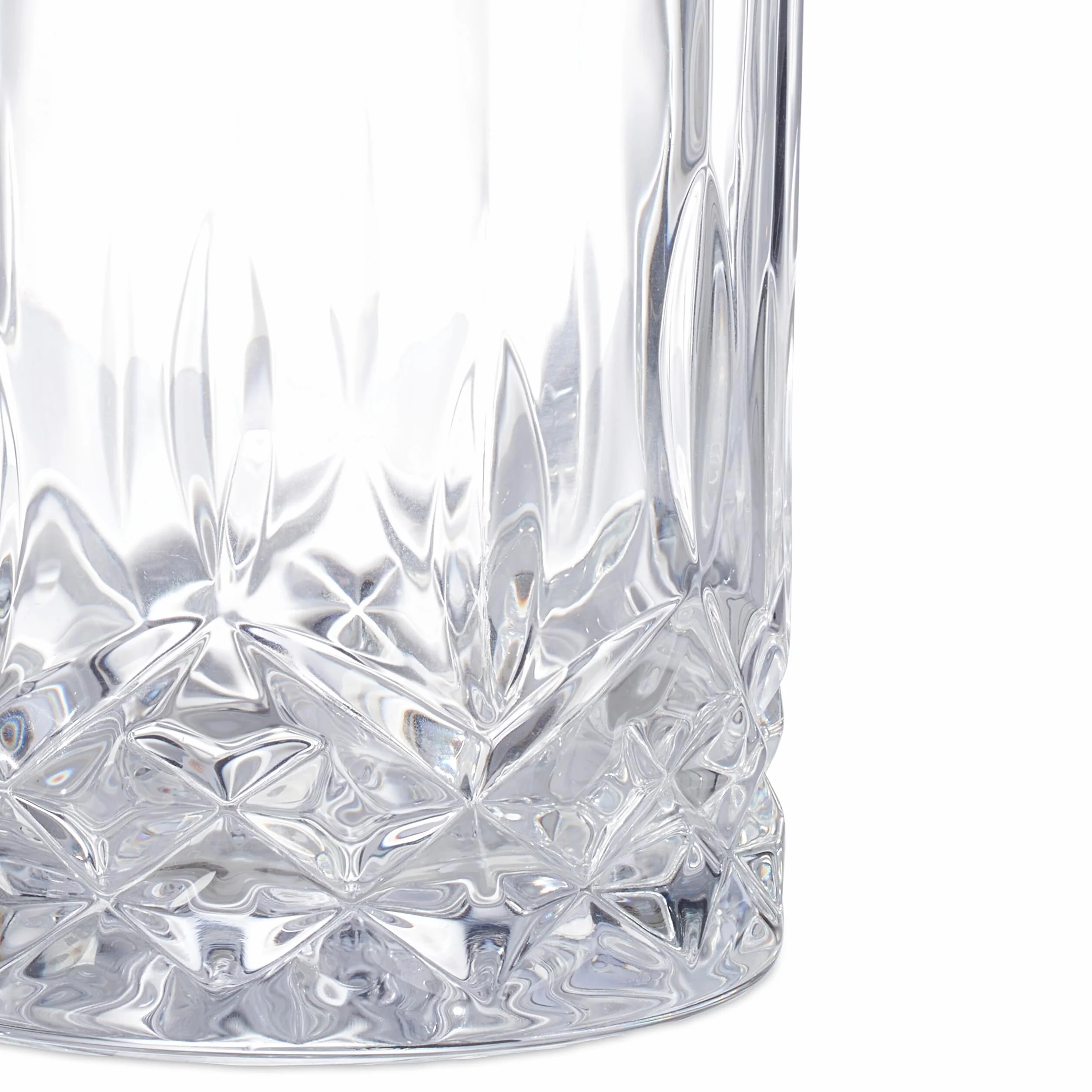 Relaxdays Kieliszki do whisky zestaw 4 sztuk 300 ml szklanki do wódki przezroczyste