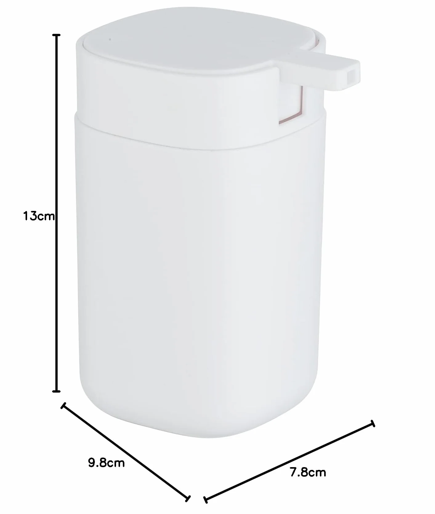 WENKO Dozownik mydła Davos 350ml biały matowy