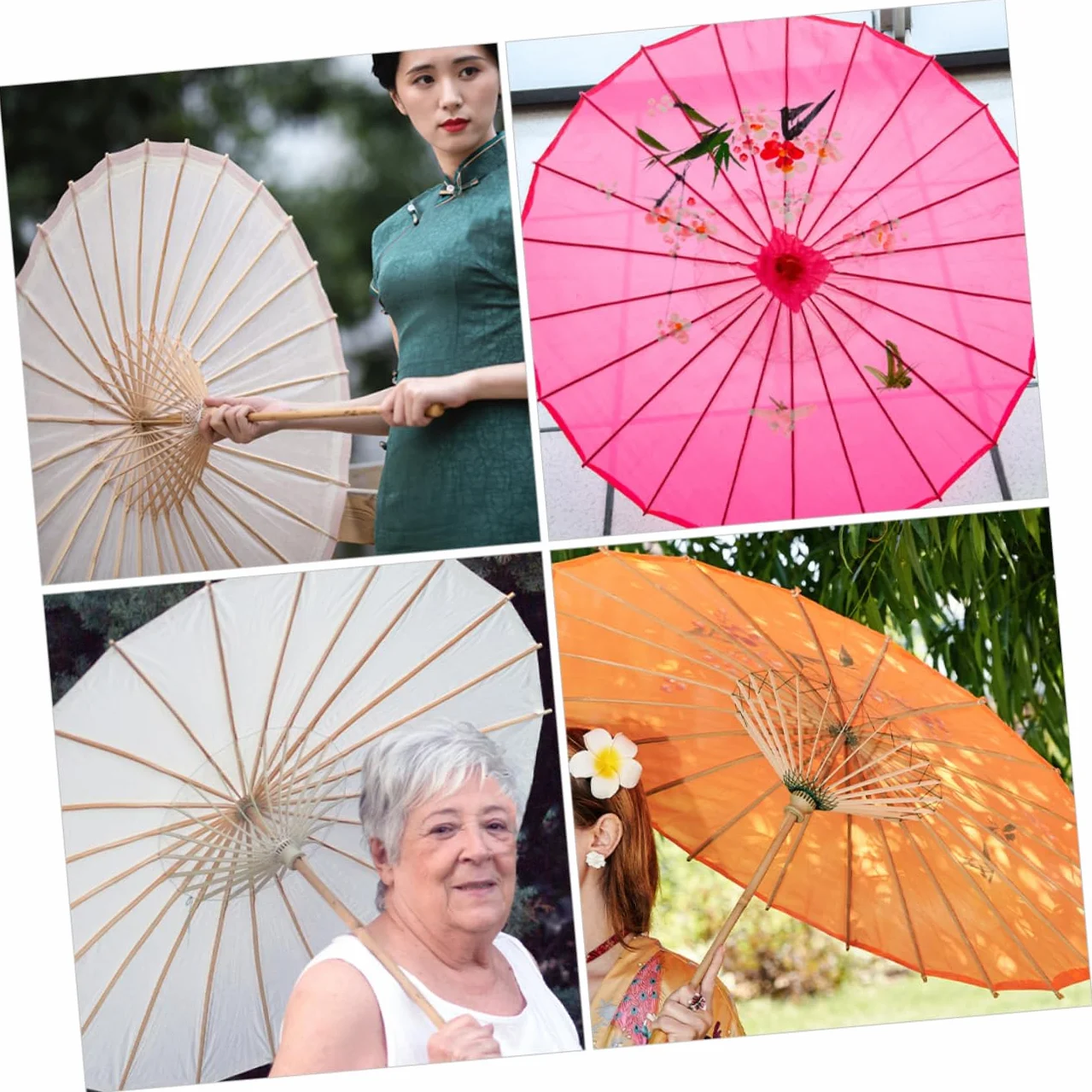 Parasol z Papieru Olejowego Akcesorium Wspornik Parasola