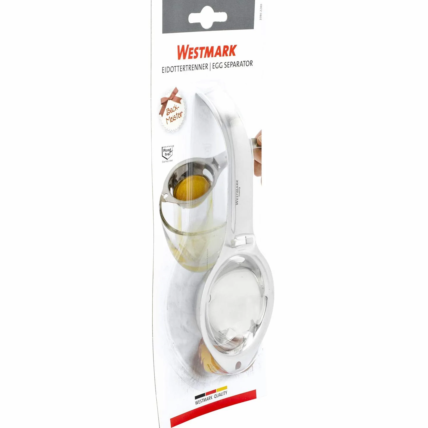 Westmark Separator Żółtek Jaj, Stal nierdzewna, 16,7 cm, Srebrny