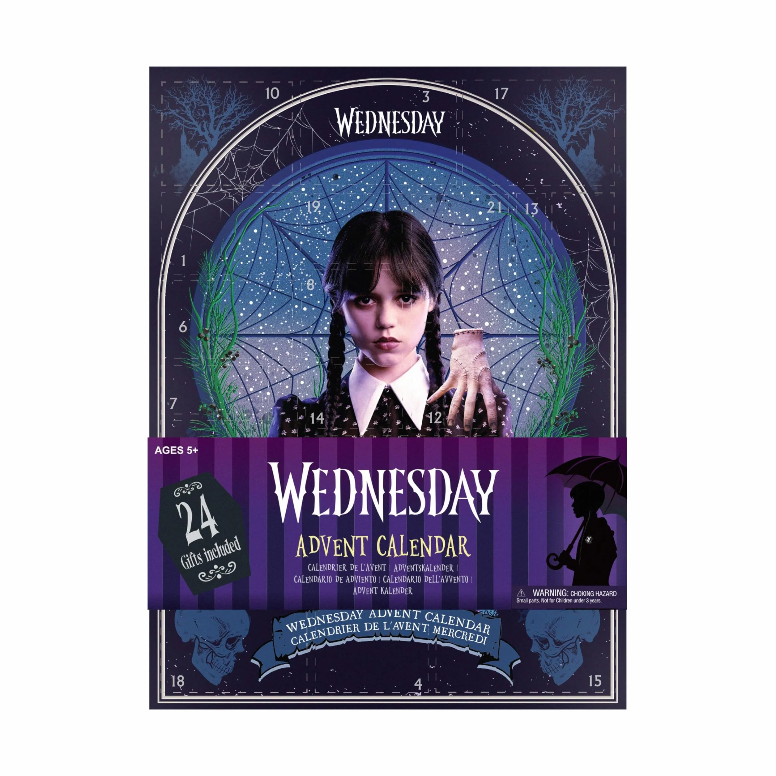 CINEREPLICAS Kalendarz adwentowy Wednesday Addams, 2025, oficjalna licencja