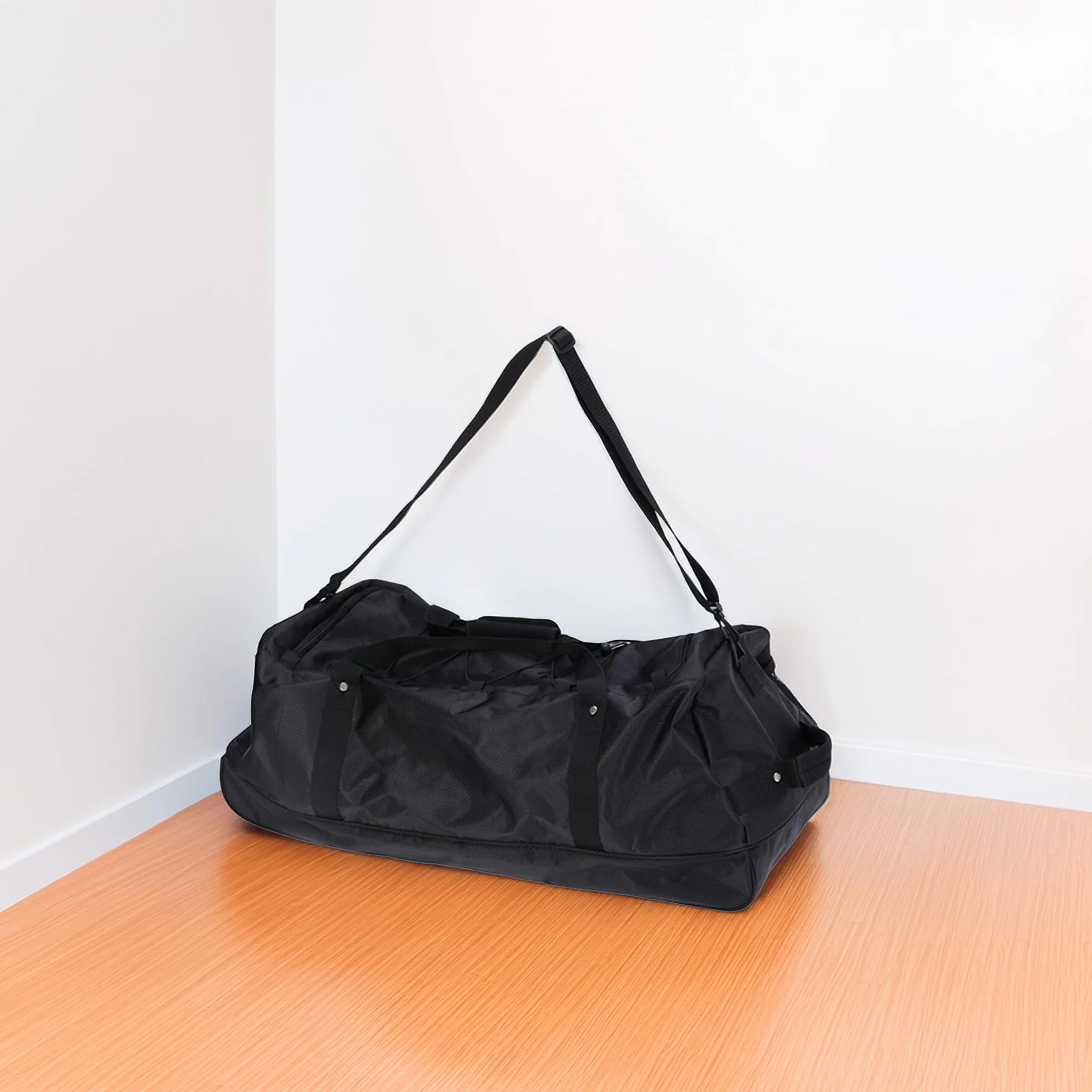 Well Home Torba podróżna 110 l, czarna z kółkami i wieloma przegrodami, Czarny (Black), 110 Litros, Torba na kółkach
