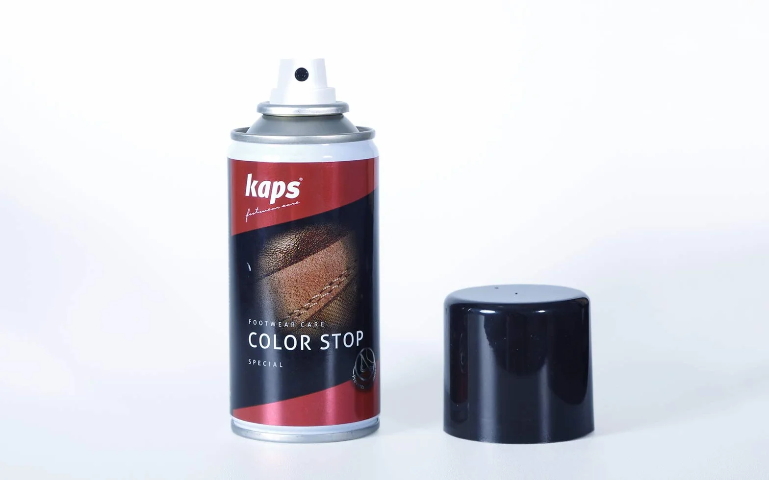 Spray Zapobiegający Plamom na Skórzanych Butach i Torbach – Nigdy Więcej Plam na Skarpetach i Stopach – Color Fastener Fixer Spray Blokujący Plamy – Zapobiegający Plamom Kaps Color Stop - 150 ml