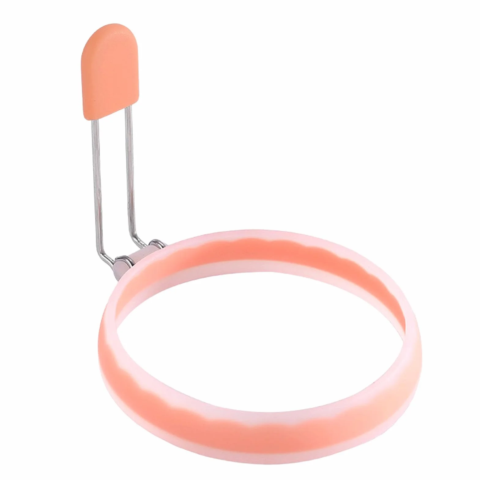 Silicone Egg Rings Non-Stick Round Egg Ring Mold Portable Frying Egg Cooking Rings For Breakfast Sandwiches