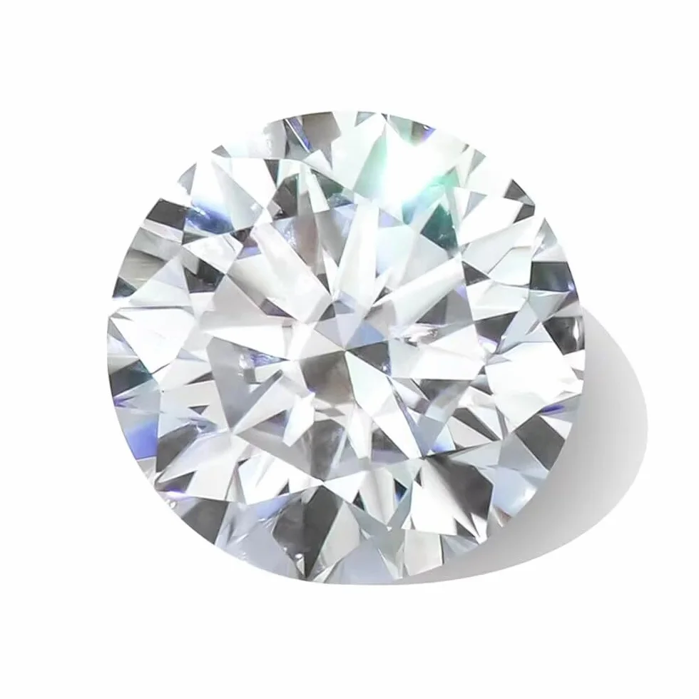 2 szt. 6,0 mm diament moissanit, 2PCS 6.0mm, Kamień szlachetny, Goldstone