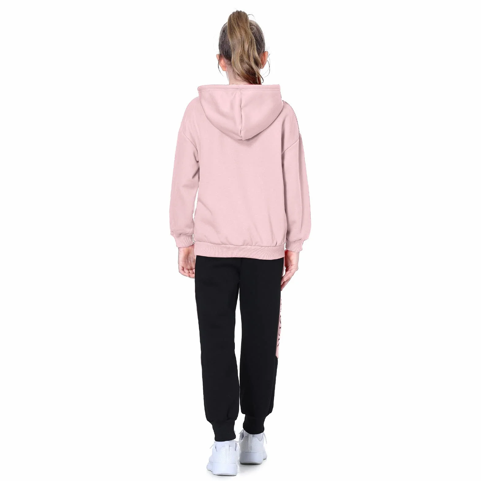 Bluza z kapturem Amur Leopard Costume Jogging Dziecięcy dres Dziewczęcy Zestaw Sportowy 2 szt. + Spodnie do joggingu na wiosnę jesień