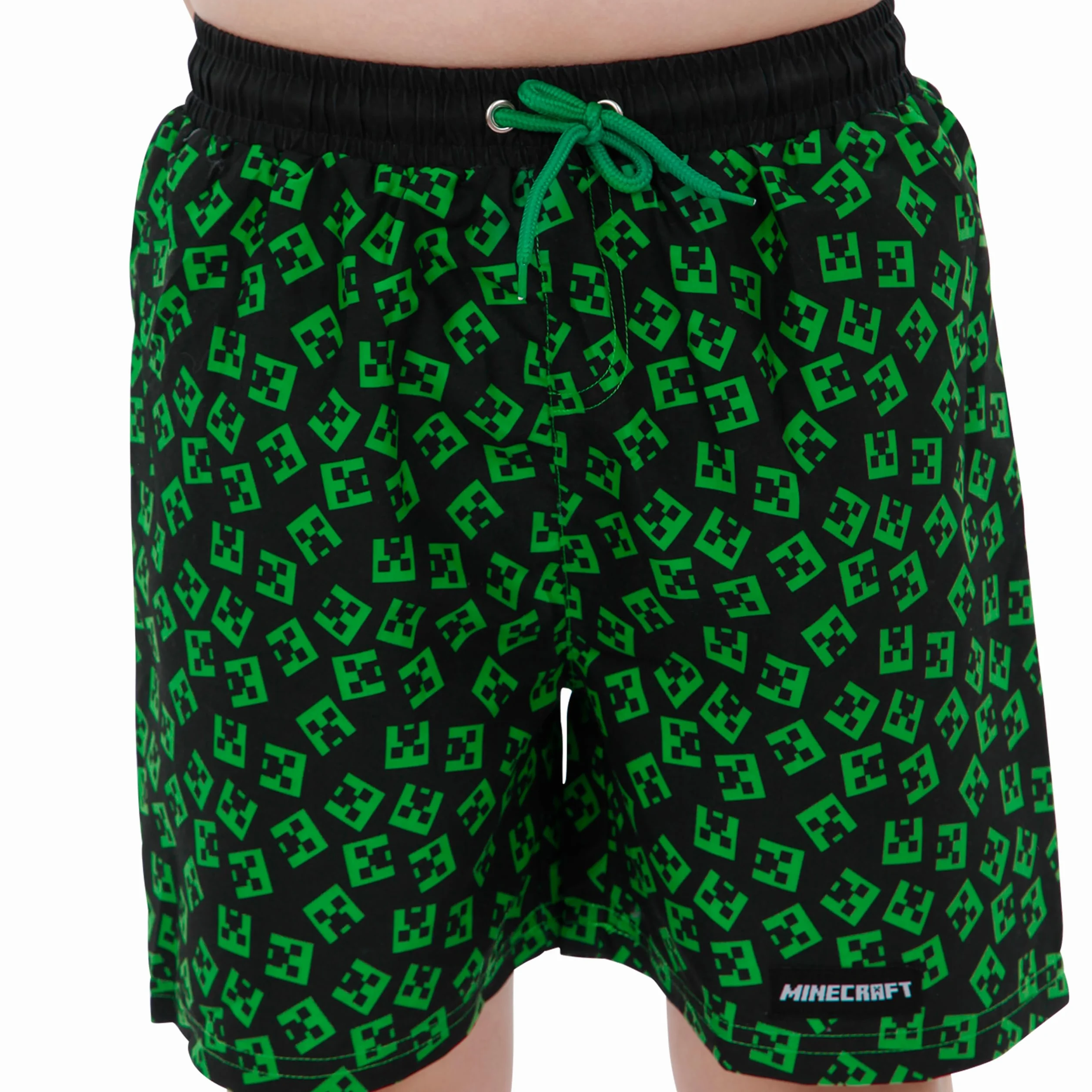 Minecraft Chłopięce szorty kąpielowe Creeper