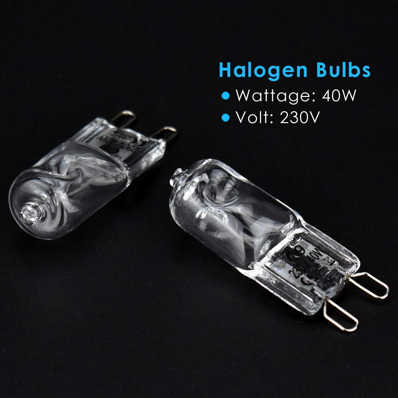 BROTOU G9 lampa do piekarnika 40W 230V 2800K ściemniana halogenowa 4 sztuki