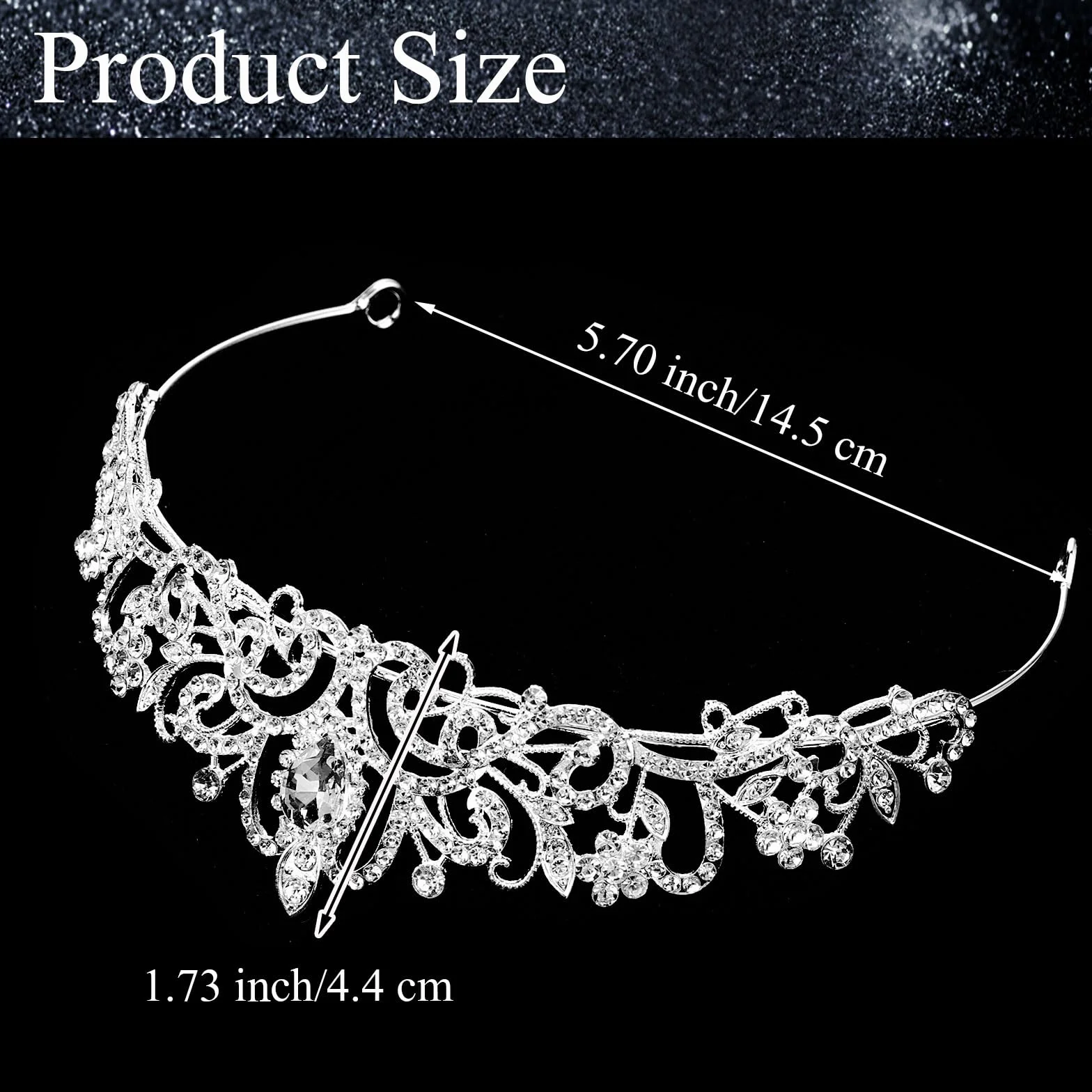 Korona księżniczki, diadem, dla kobiet, diadem, kryształowa tiara, korona księżniczki, elegancka korona księżniczki, biżuteria dla panny młodej, stras, opaska na czoło, prezent dla kobiet, na wesele,