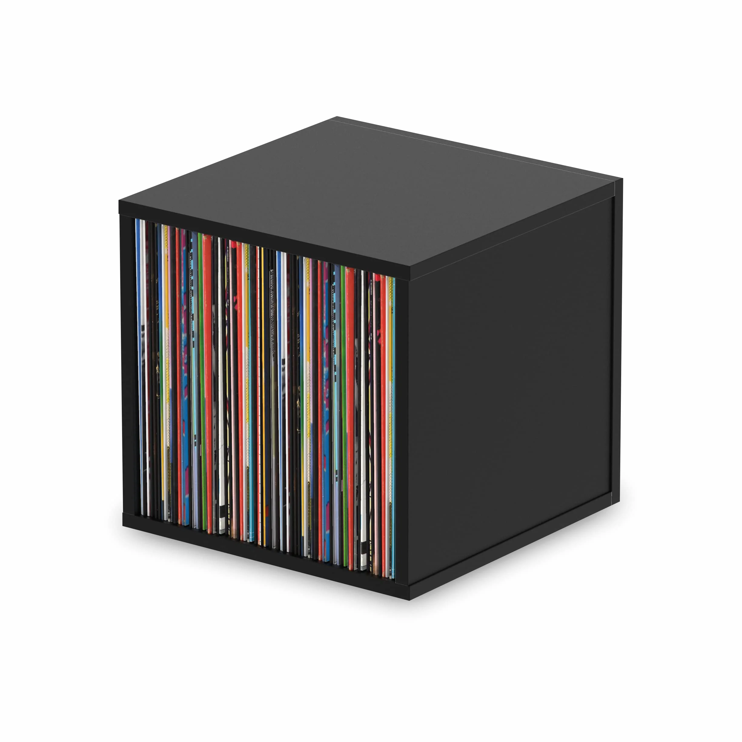 Glorious Record Box 110 Black Przechowywanie płyt winylowych