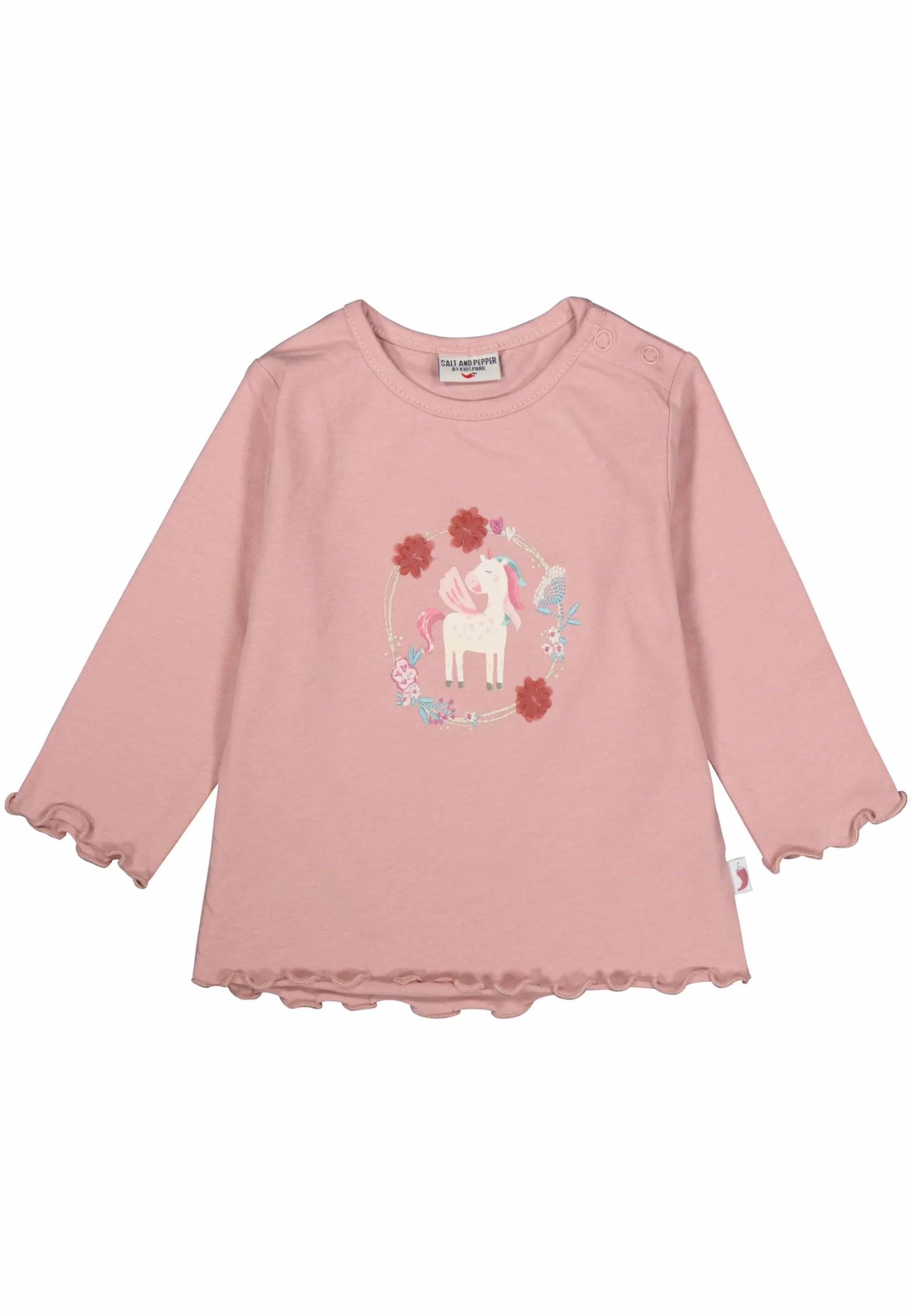 SALT AND PEPPER Zestaw koszulek dla niemowląt/dzieci Dziewczynki B.girls Ls Unicorn Print