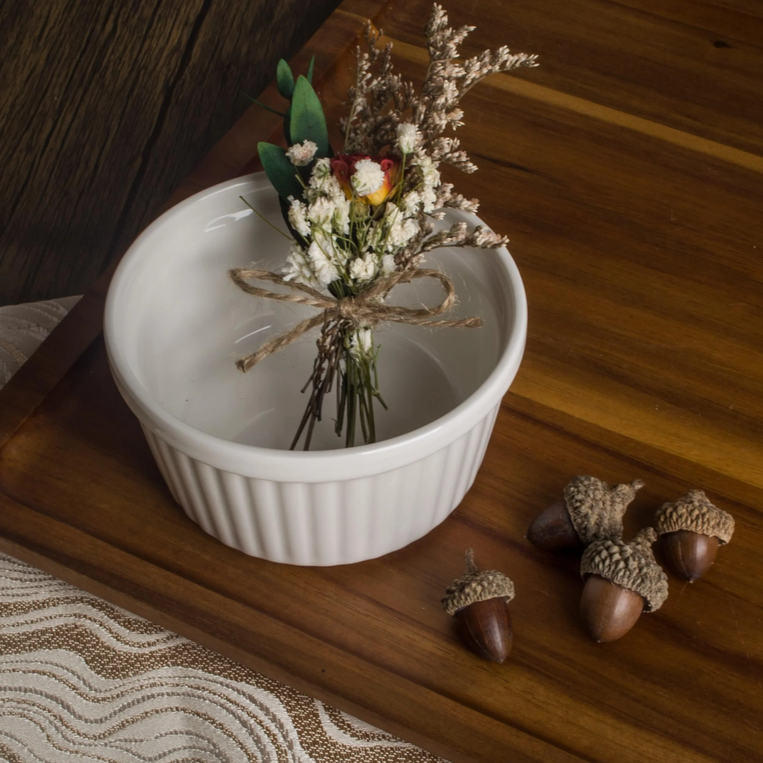 LIVELLO Stromboli Zestaw 6 Kokilek Porcelanowych 180 ml Żaroodporne Ramekiny do Zapiekania