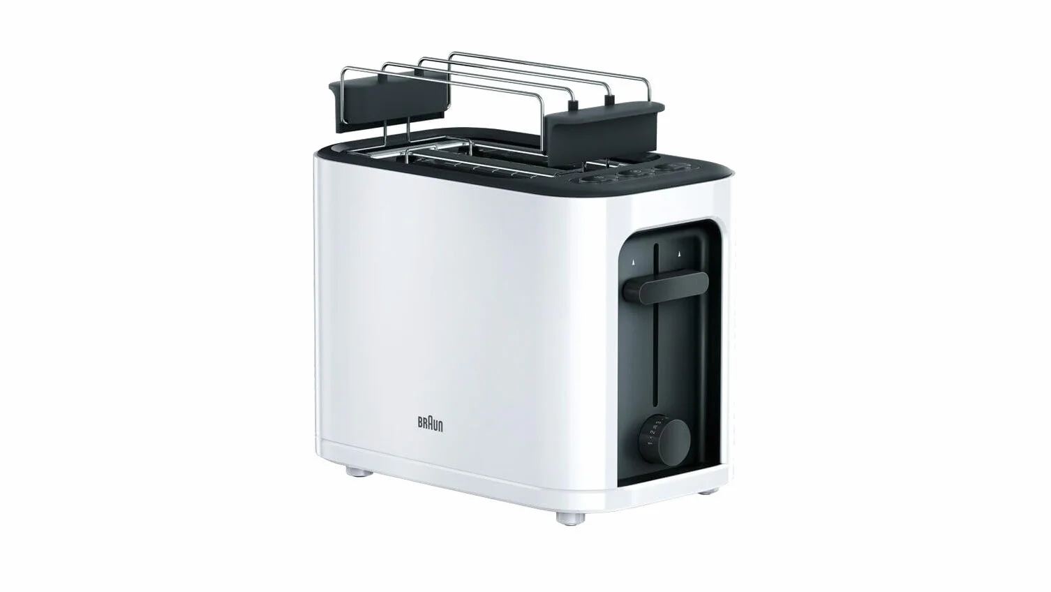 Braun Household HT 3010 WH toster podwójny otwór 7 stopni opiekania biały