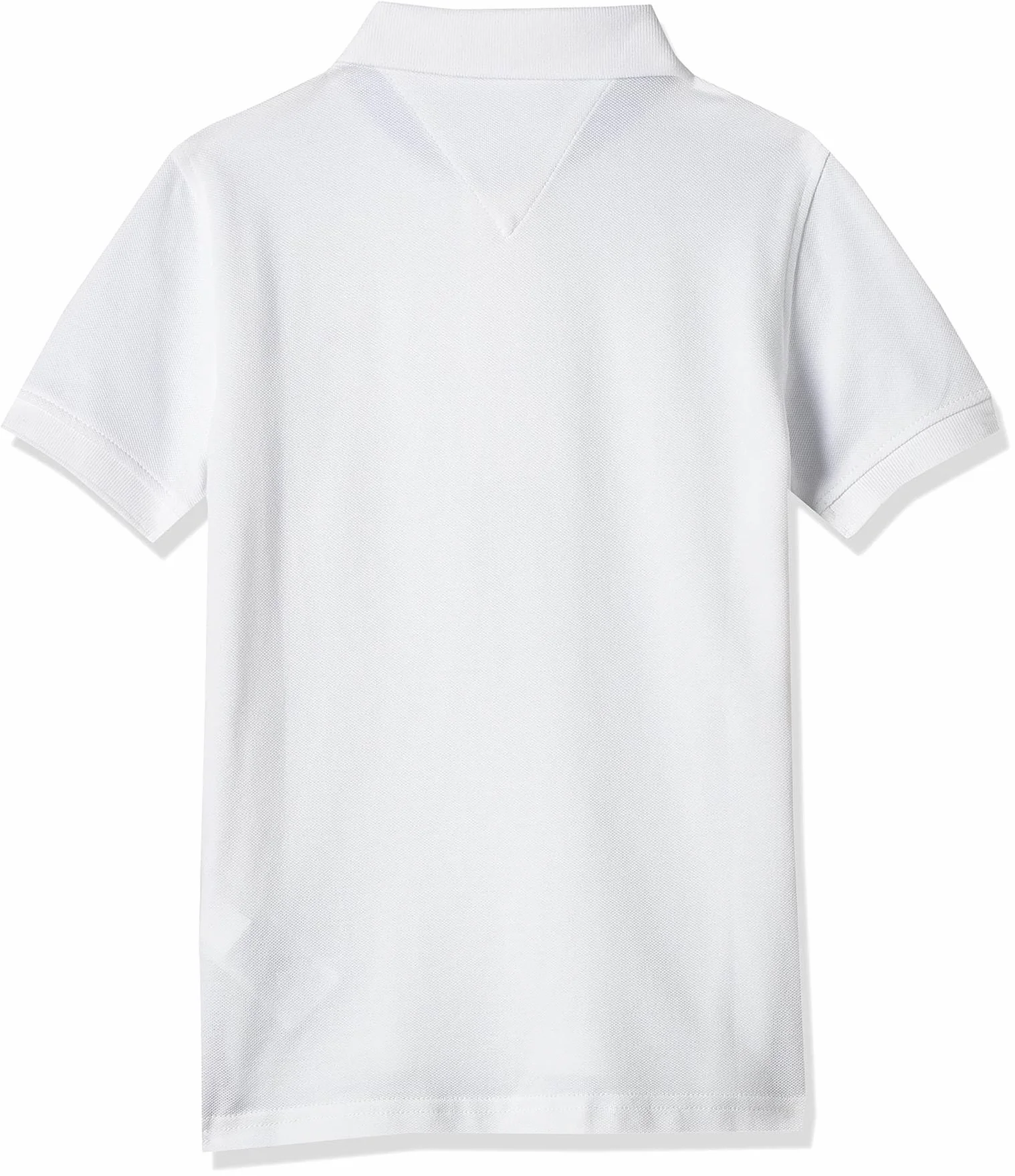 Tommy Hilfiger Chłopcy Koszulka Polo, Biała (Bright White 123), 12 Lat