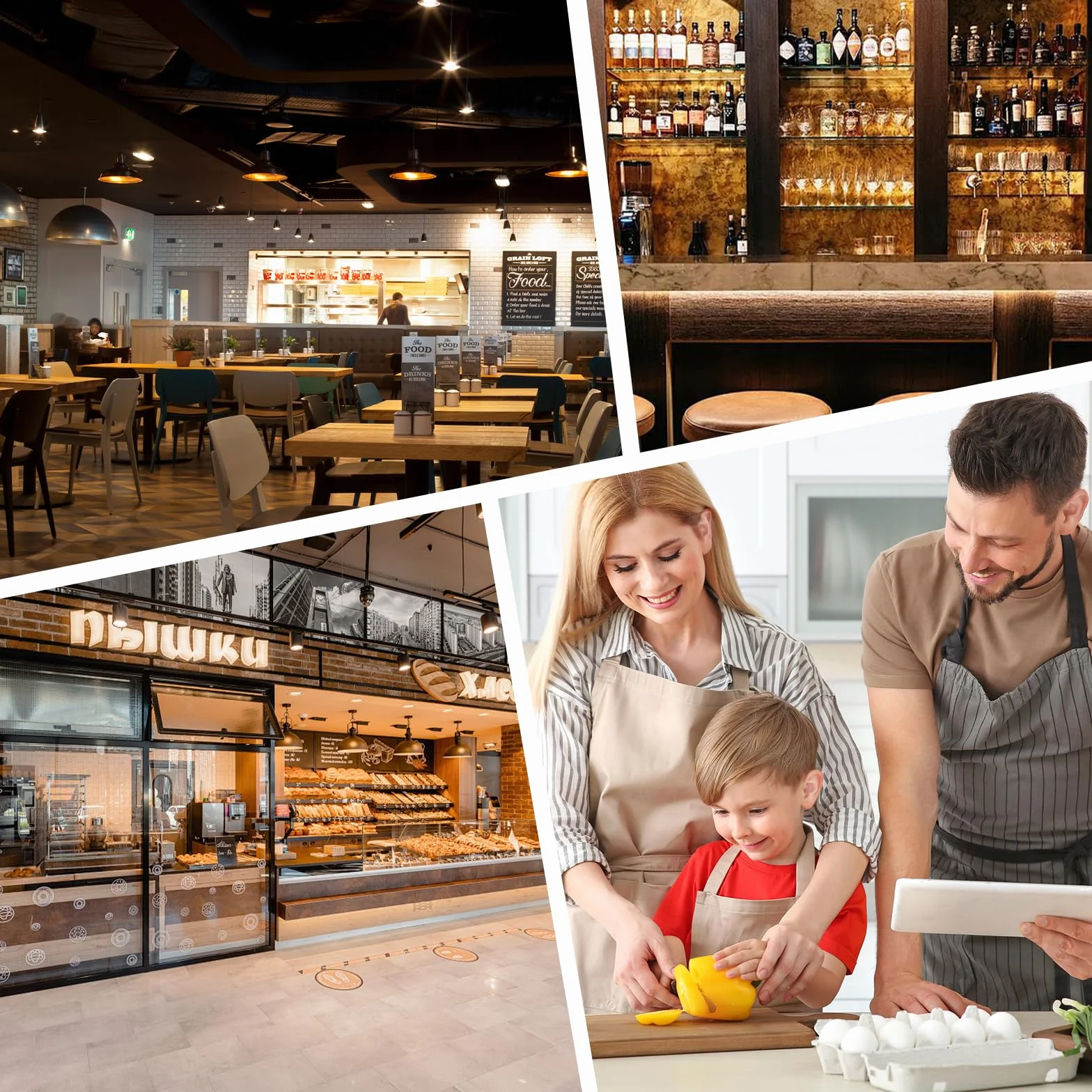 Sporgo Zestaw czapek kucharskich: dla kobiet i mężczyzn, regulowane bandany, czapki robocze w kolorze czarnym do restauracji, hoteli, szkół, kuchni, barów i sklepów