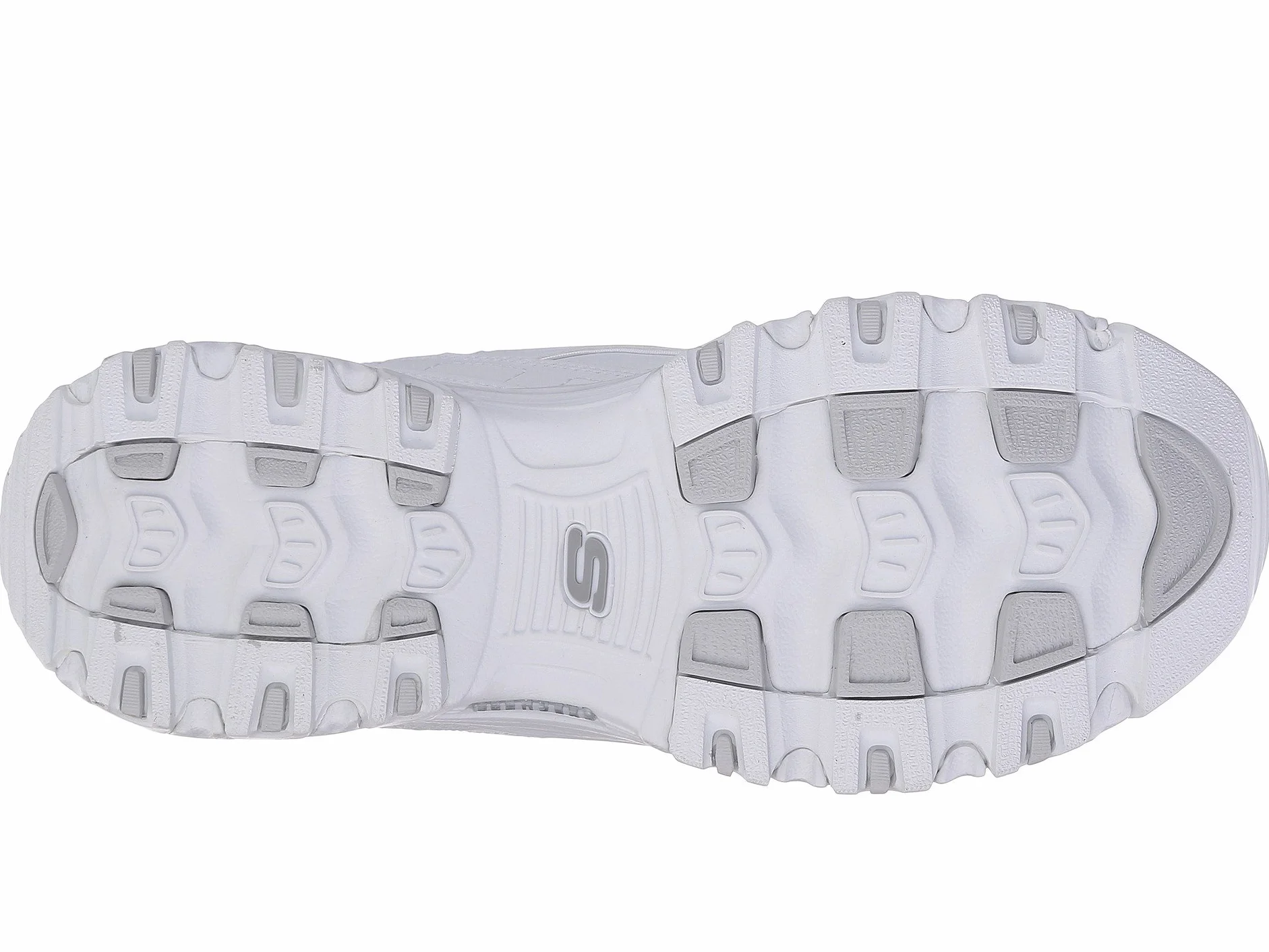 Skechers Damskie buty sportowe D'lites biggest Fan Sneaker, biały - biały, srebrny. - 38 EU Weit