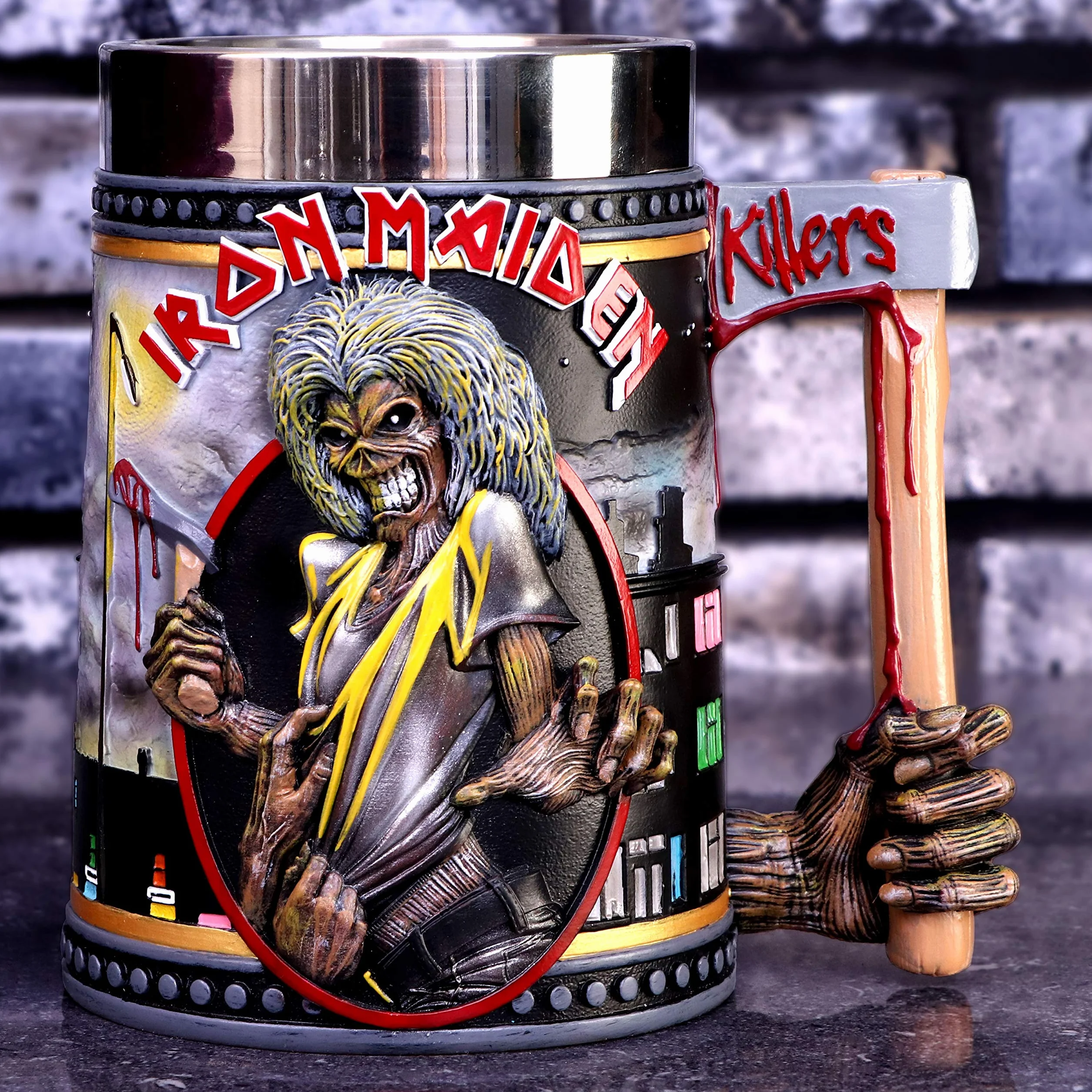 Nemesis Now Oficjalnie licencjonowany album Iron Maiden The Killers Eddie Tankard, czarny