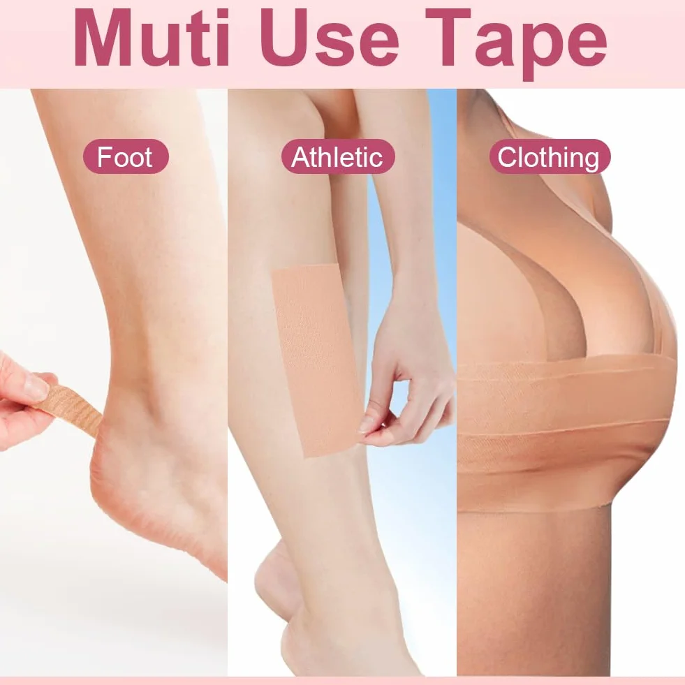 AOOWU Klejony biustonosz push-up bez ramiączek, niewidoczny biustonosz bez ramiączek, samoprzylepny biustonosz push-up, duży mały biustonosz typu boob tape breast boob, biustonosz bez ramiączek, modny