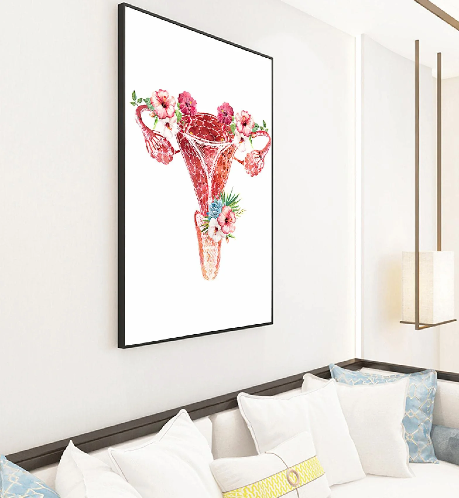 Obrazy ścienne medyczne 70 x 105 cm z ramą