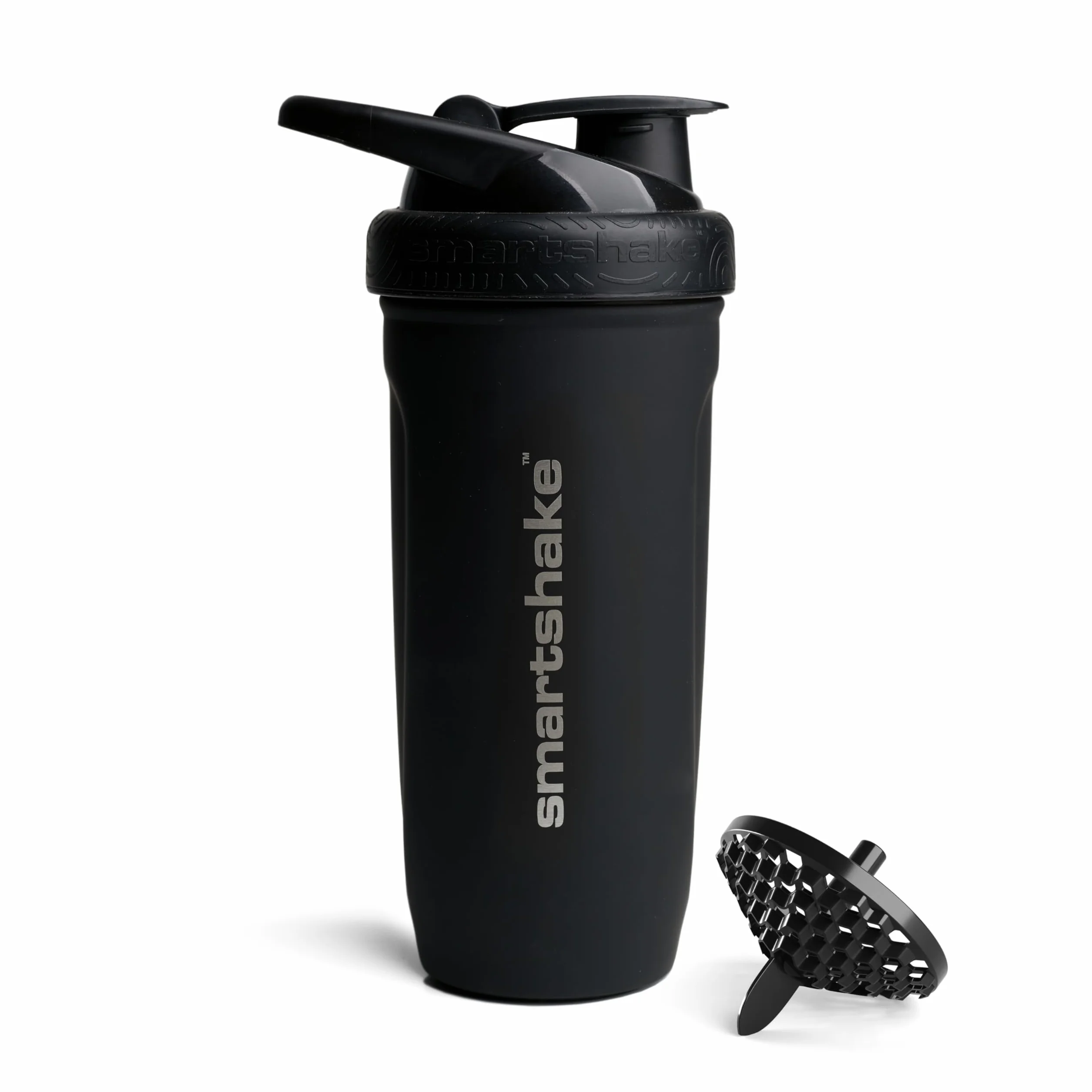 Shaker Ze Stali Nierdzewnej SmartShake Reforce 900 ml Czarny