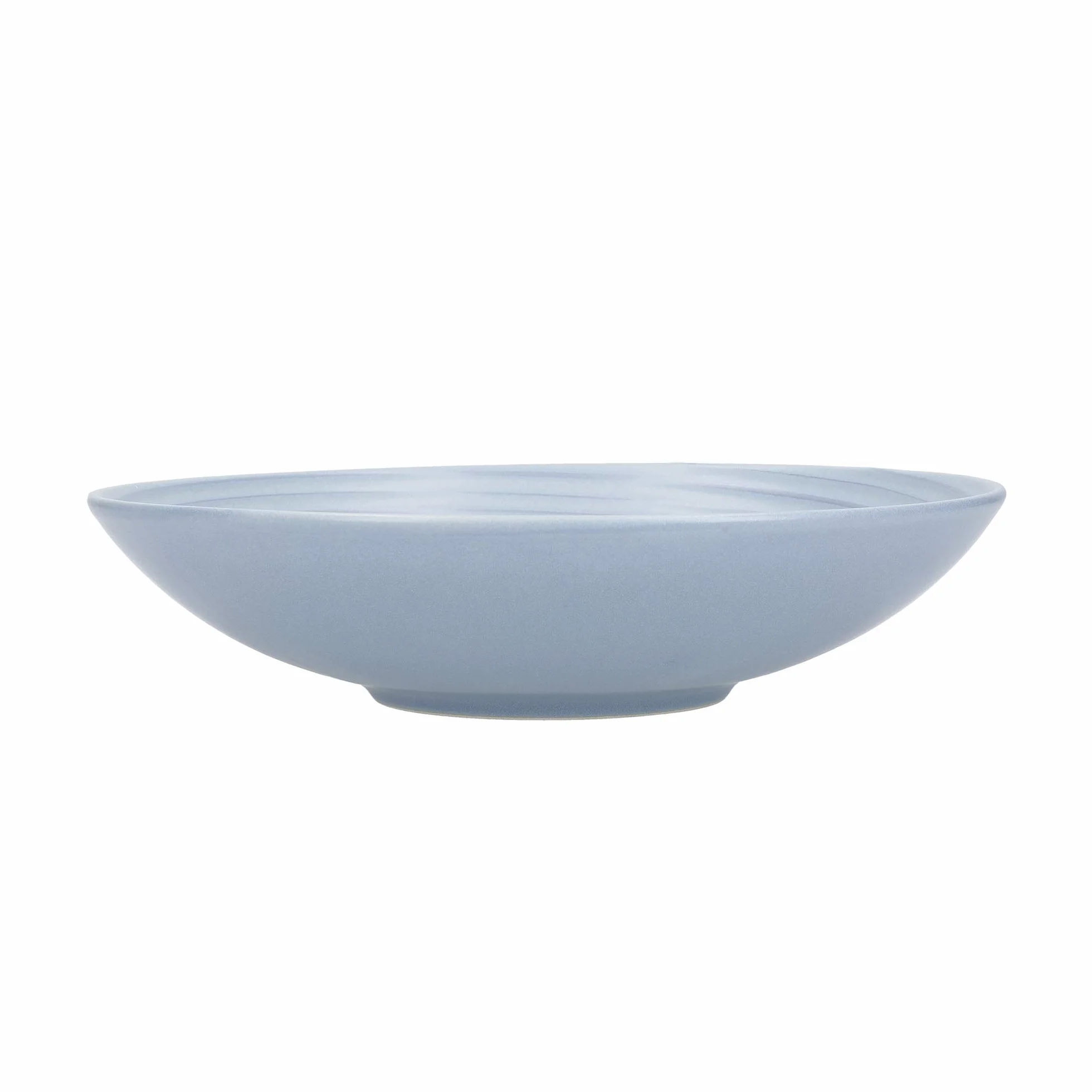KitchenCraft Zestaw 4 misek do makaronu w pudełku na prezent, idealny do ramen i ryżu, bezołowiowa kamionka szkliwiona, niebieski/kremowy, 22 cm