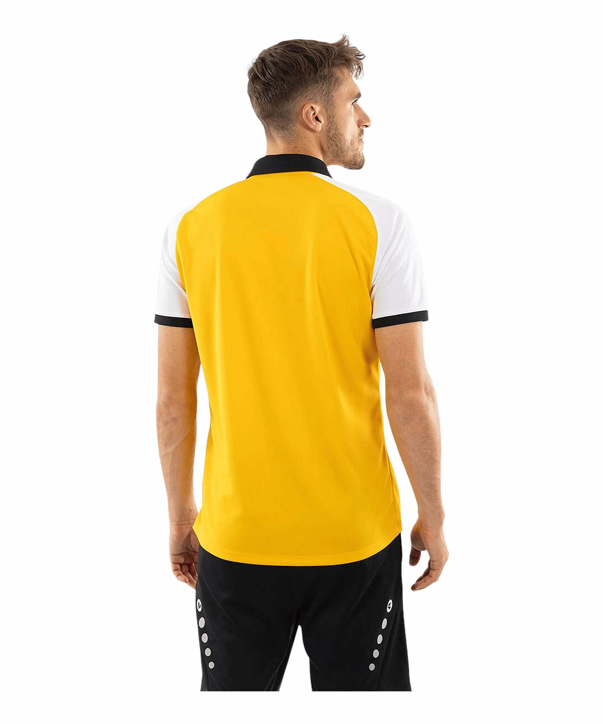 JAKO Unisex koszulka polo Dynamic, żółty/biały/czarny, 4XL