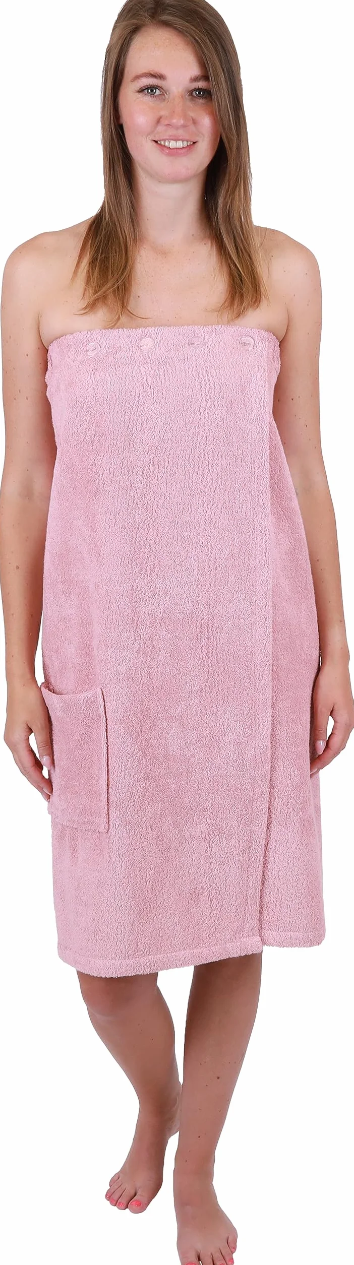 Betz frotte kilt do sauny z guzikami 100% bawełna 420 g/m² kolor lotos BERLIN