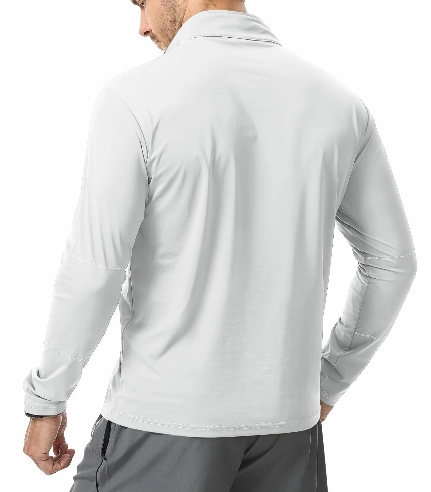 Koszulka męska anty UV 1/4 Zip Rashguard koszule szybkie surfowanie