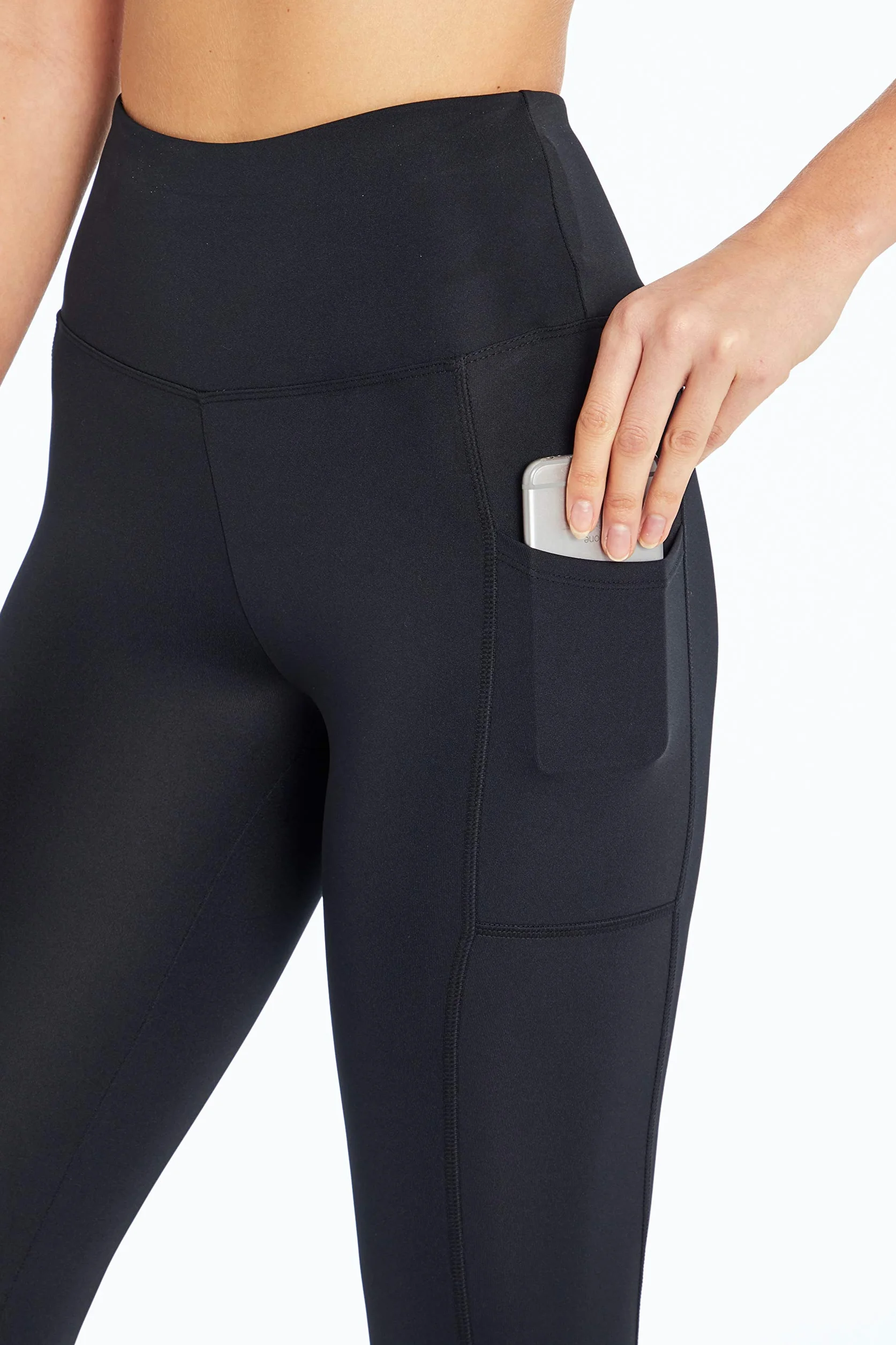Bally Legginsy do kostki damski High Rise Pocket Ankle Legging