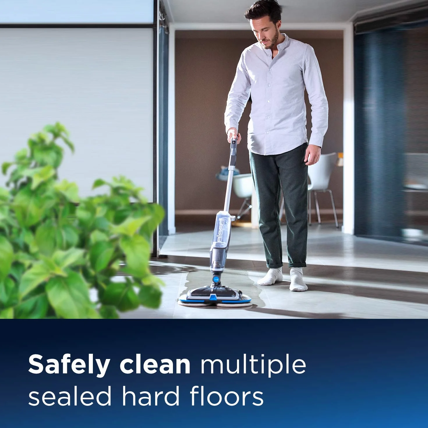 BISSELL Spinwave Cordless Bezprzewodowy mop elektryczny do twardych podłóg 2240N