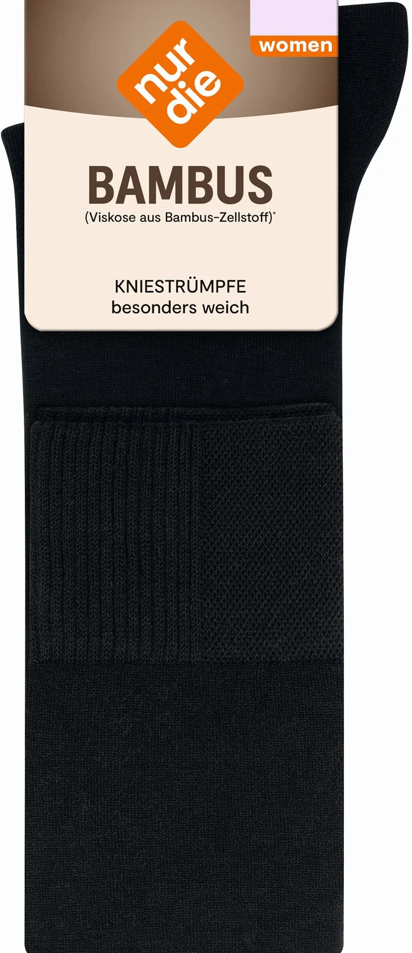 Nur Die Podkolanówki Kobiety Damen "Bambus Knie"
