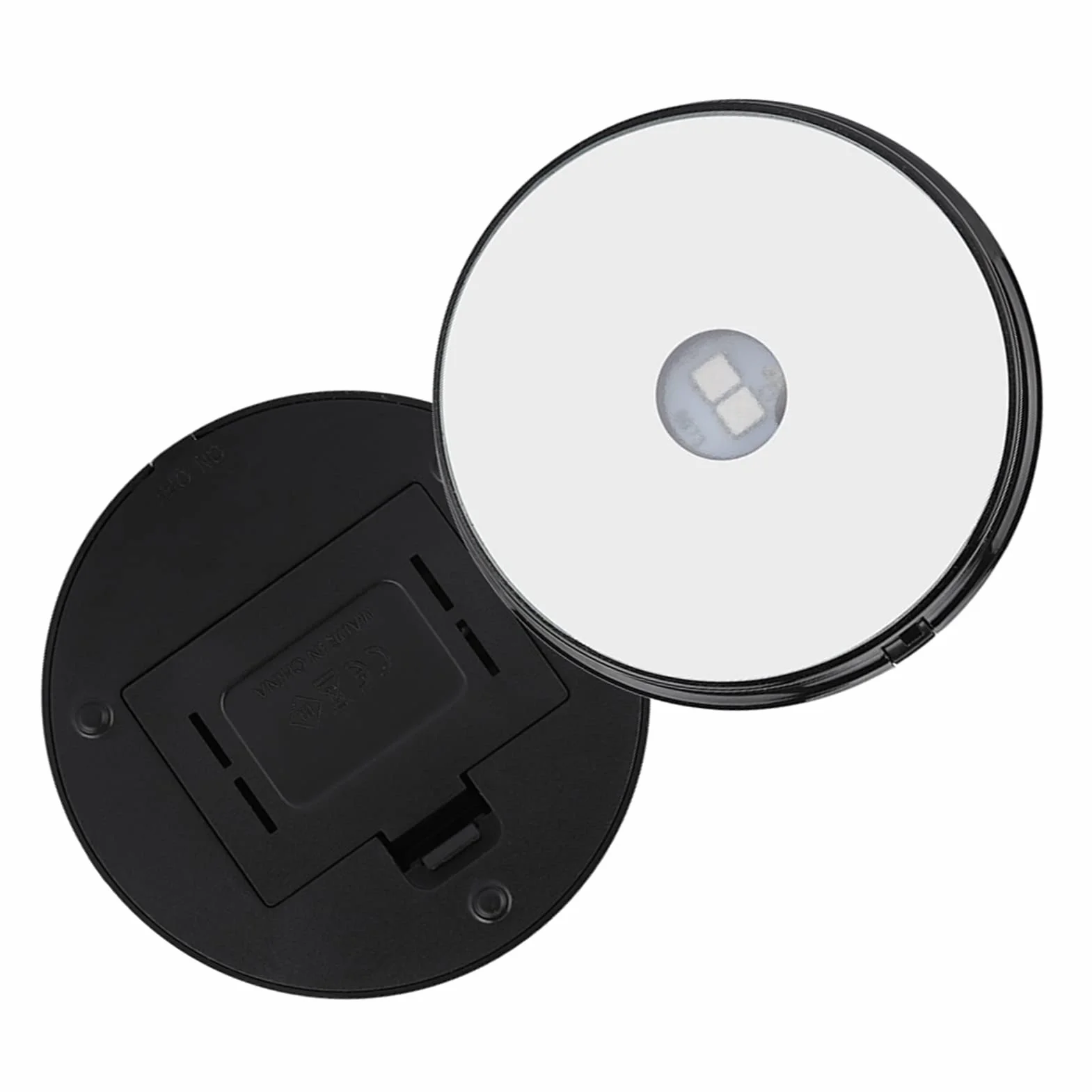 Ausla Podstawka LED, 4 sztuki, tworzywo sztuczne, siedmiokolorowe diody LED, okrągłe, kolorowe światło, kryształowa podstawa do szklanych butelek, sztuki kryształowej, figurki, dekoracji domu