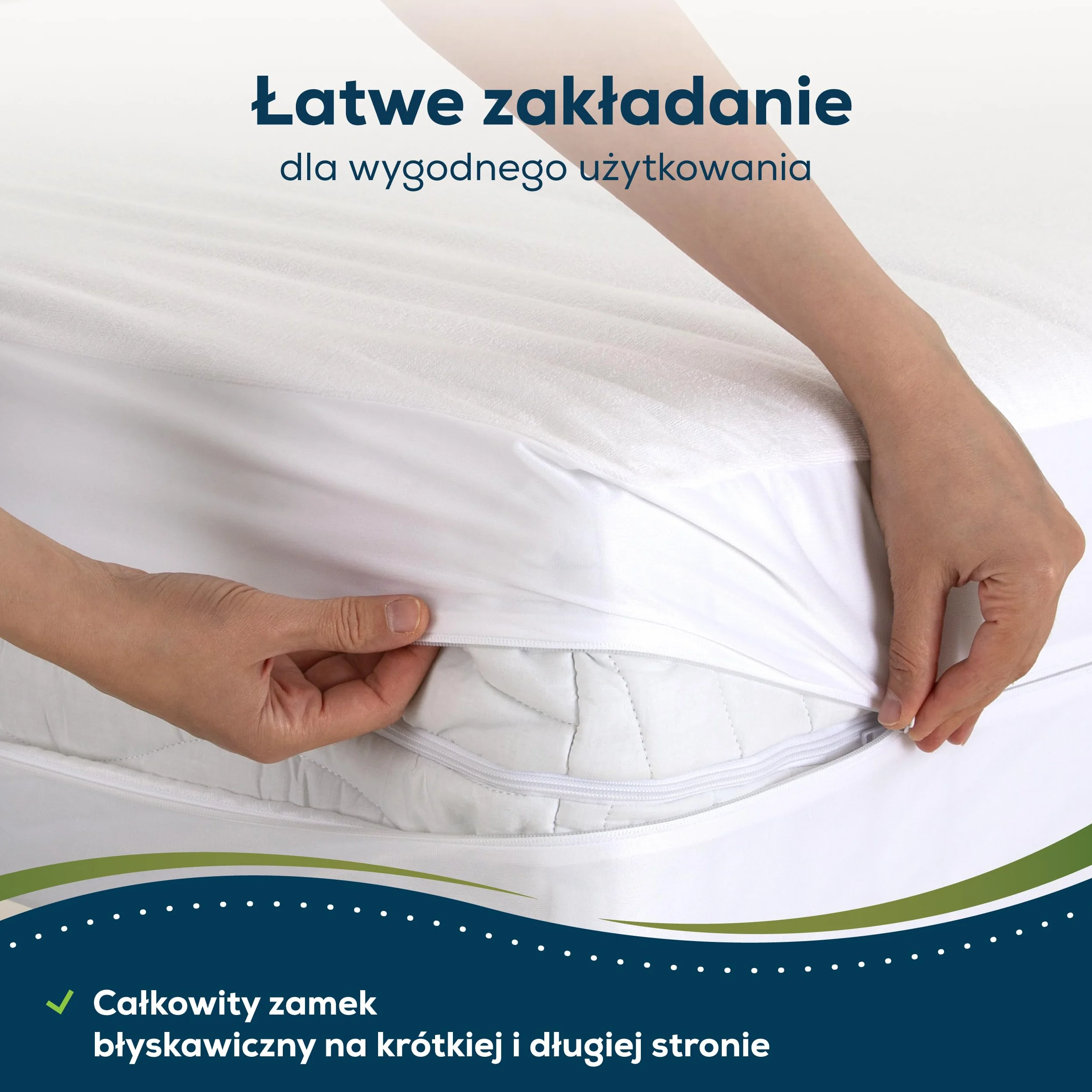 Sensalou Pokrowiec na Materac Wodoodporny i Antyalergiczny przeciw Roztoczom i Pluskwom, Ochraniacz Materaca dla Alergików, Miękka Frotte z Zamkiem (140 x 200 cm, 20 cm)