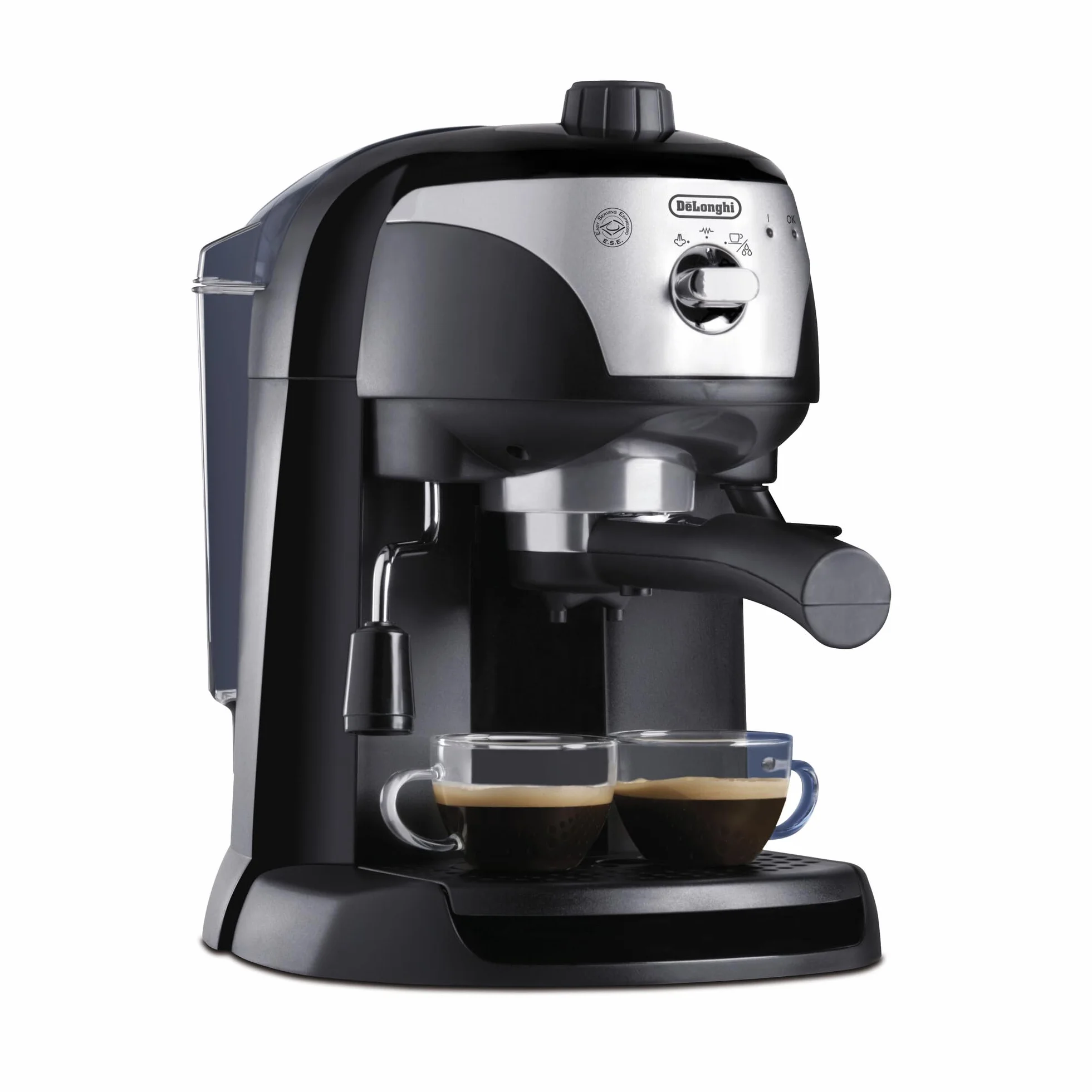 De’Longhi EC 201.CD.B Ekspres do Kawy Kolbowy, 1100 W, 1 Litr, Szary/Srebrny