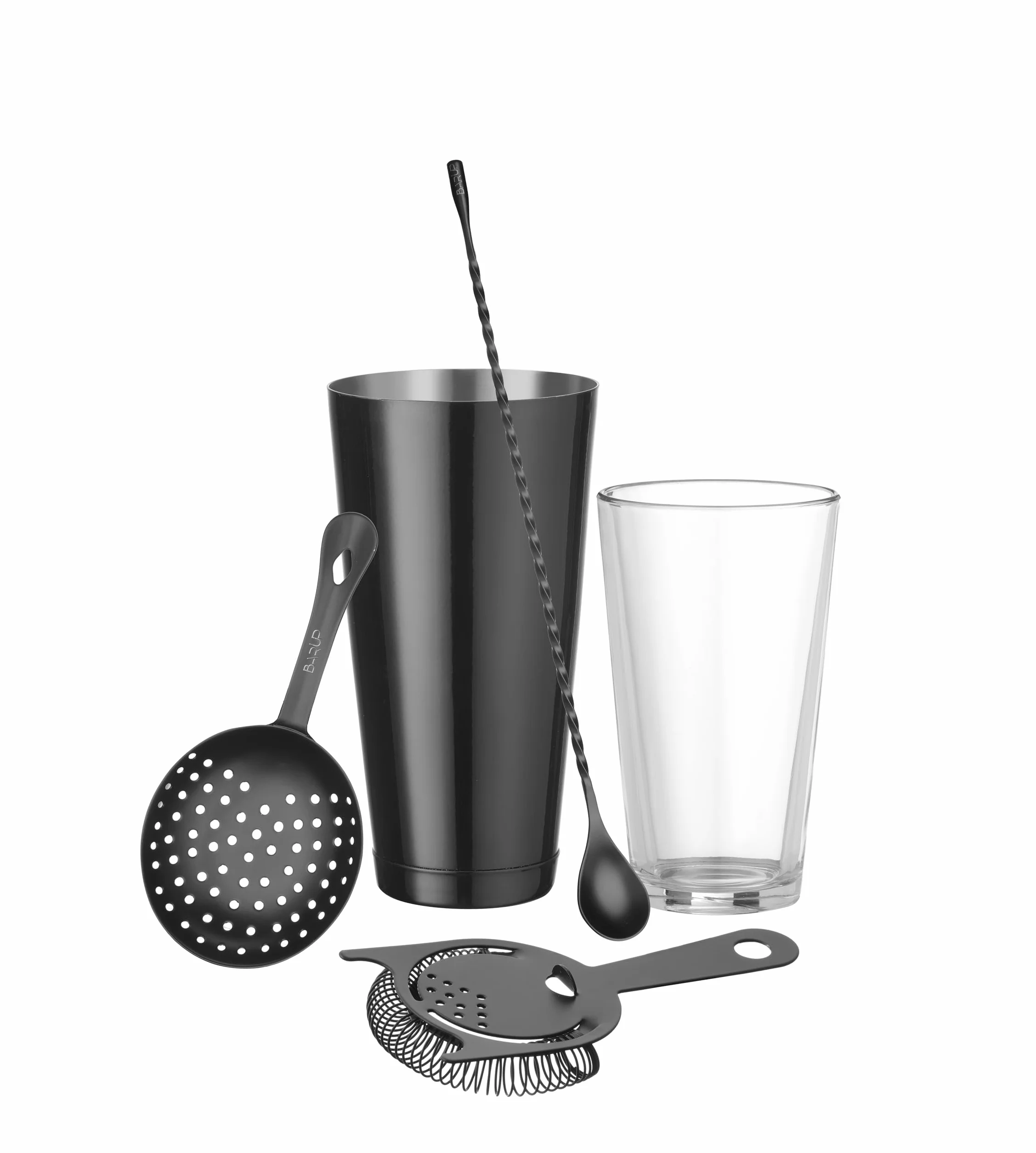 HENDI Łyżka Barowa 5ml 380mm Stal Nierdzewna Czarny