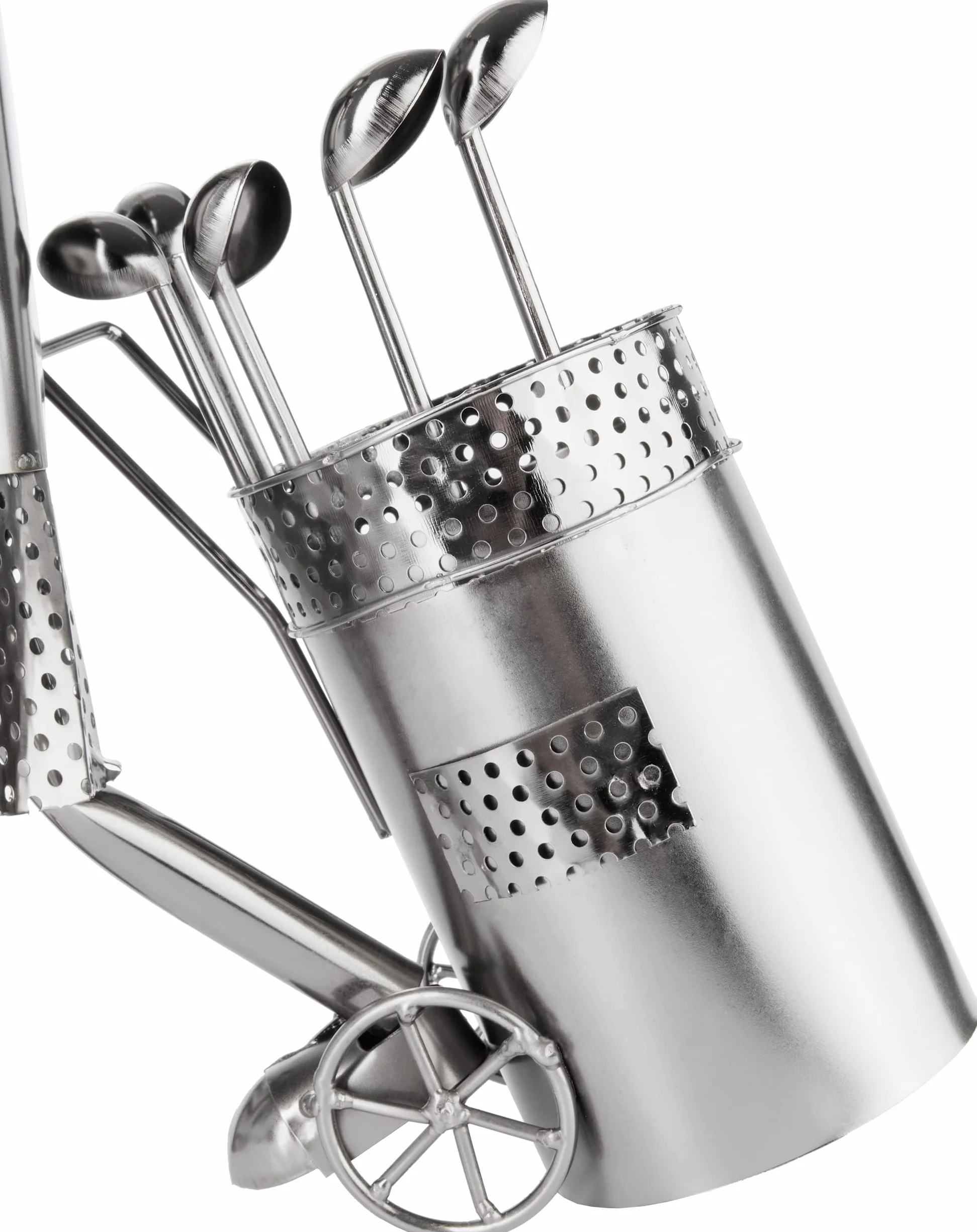 BRUBAKER metalowa rzeźba golfowa uchwyt na butelkę wina prezent dla fanów golfa