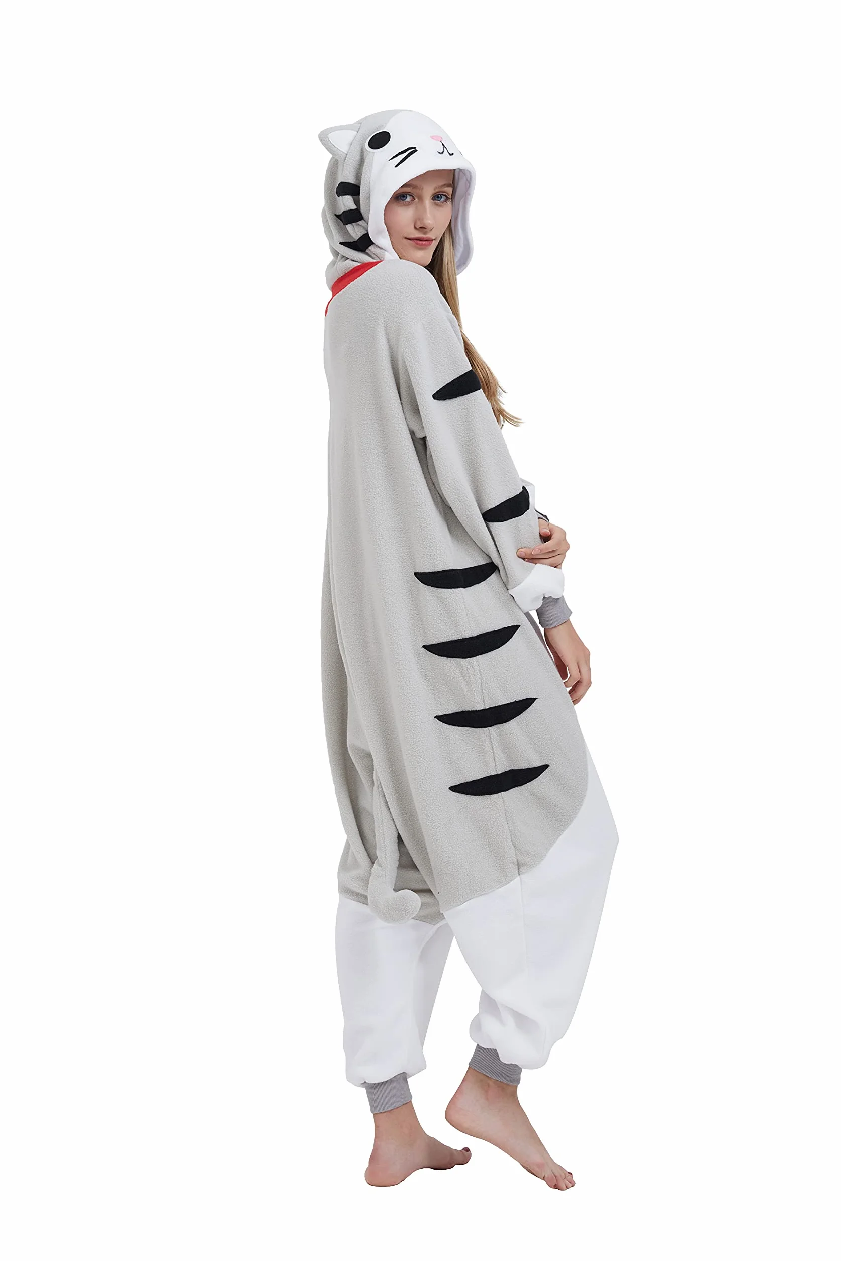 SimZoo Animal Onesie PiżAma Dla DorosłYch Kostium Kota Bielizna Nocna Dla MężCzyzn Kobiety Unisex JednoczęśCiowa Odzież Domowa