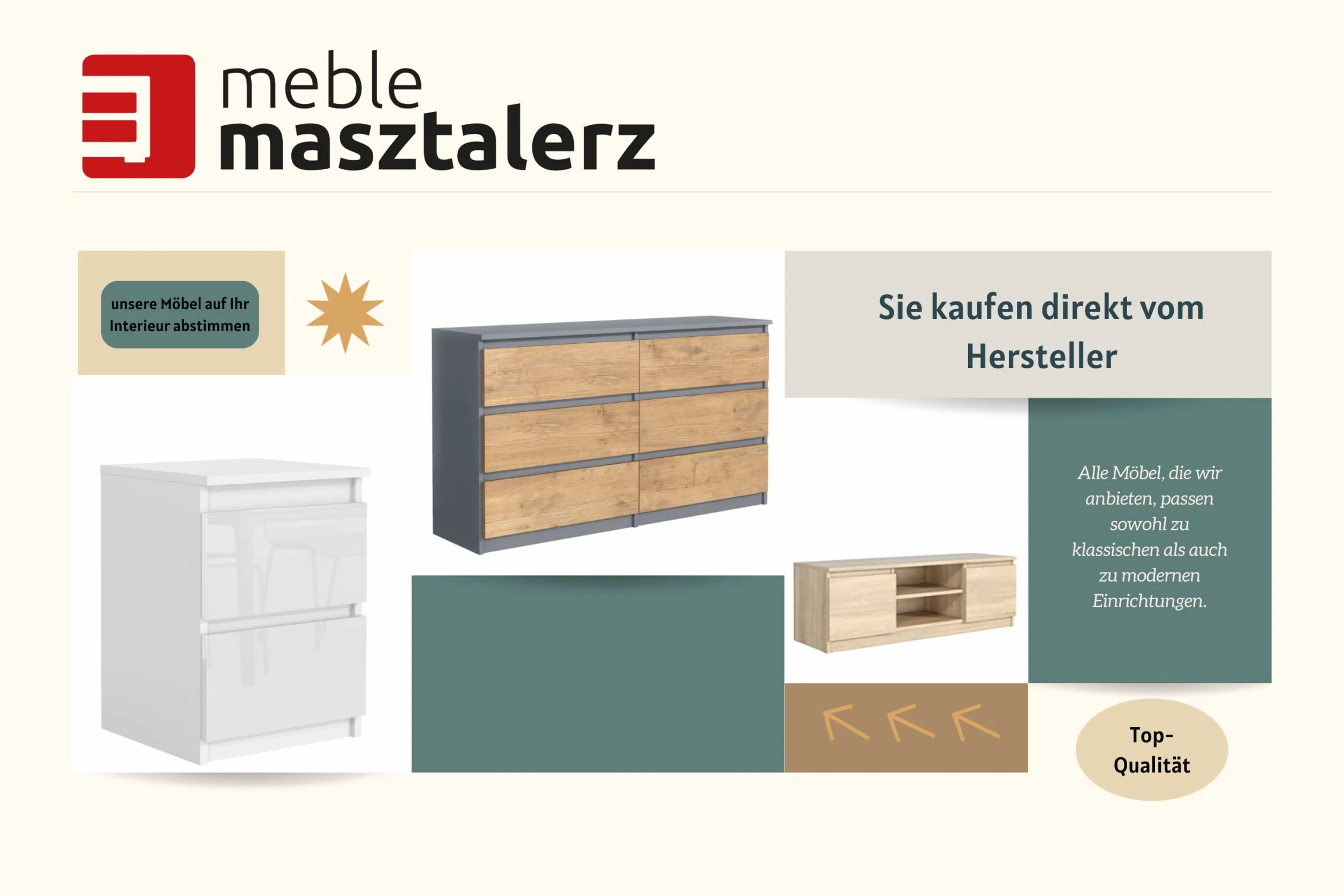 meble masztalerz Szafka RTV 120 cm - Dąb Sonoma Mat - 2 x Drzwi - Szafka pod Telewizor - Wolnostojąca & Nowoczesna z Miejscem do Przechowywania - Stolik do Salonu - Dąb Sonoma 120x38,5x39 cm