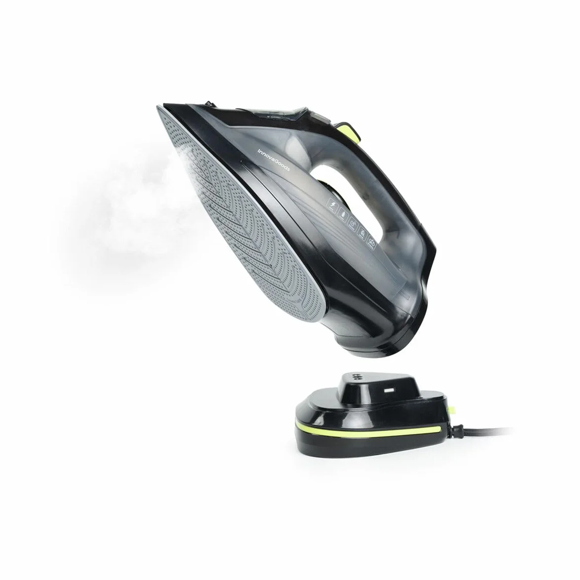 InnovaGoods Stiron Bezprzewodowe Żelazko Parowe 2 w 1 2400 W 20-30 g/min